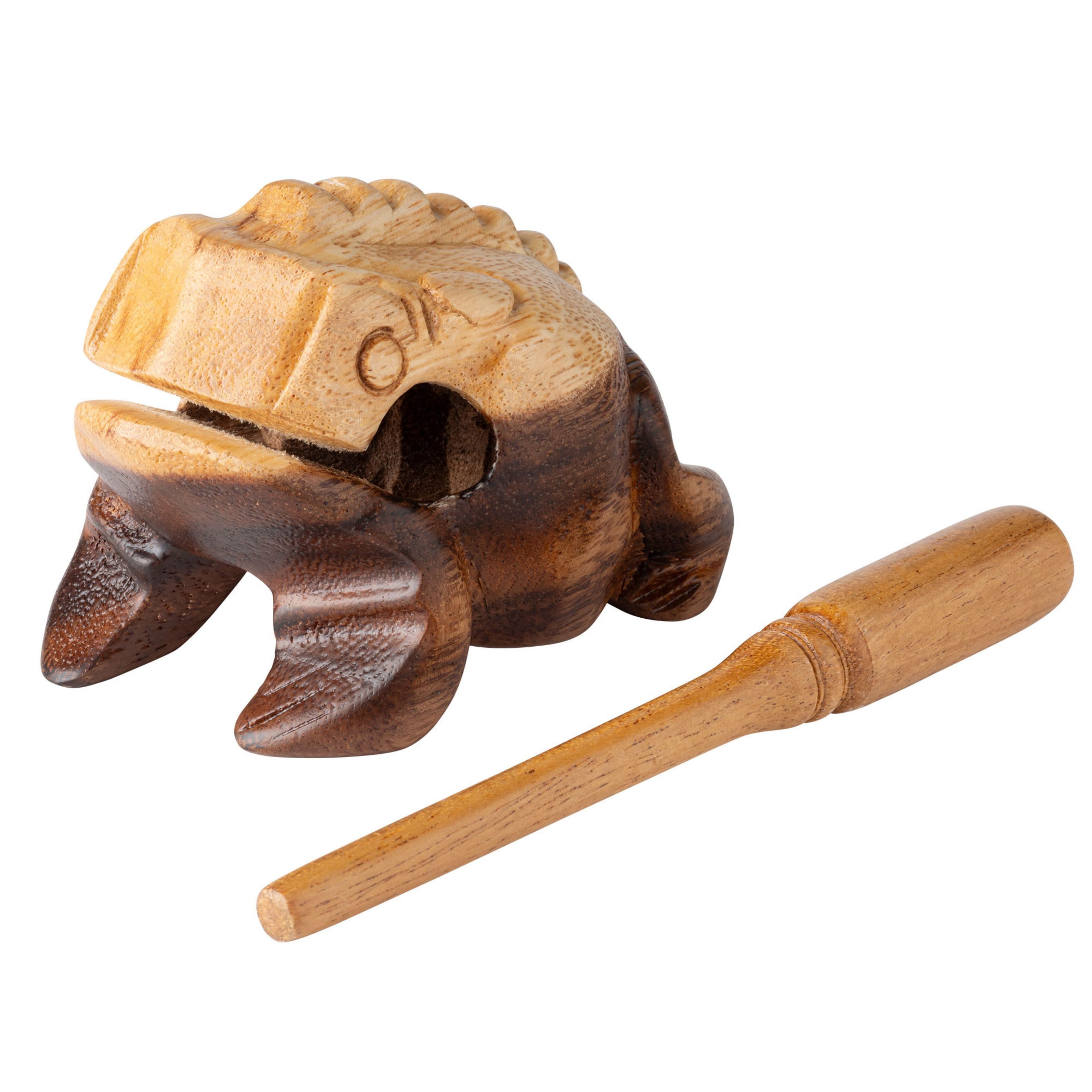 Meinl Percussion Guiro, Percussion, Гирос, NINO Wood Frog Güiro Small - Guiro