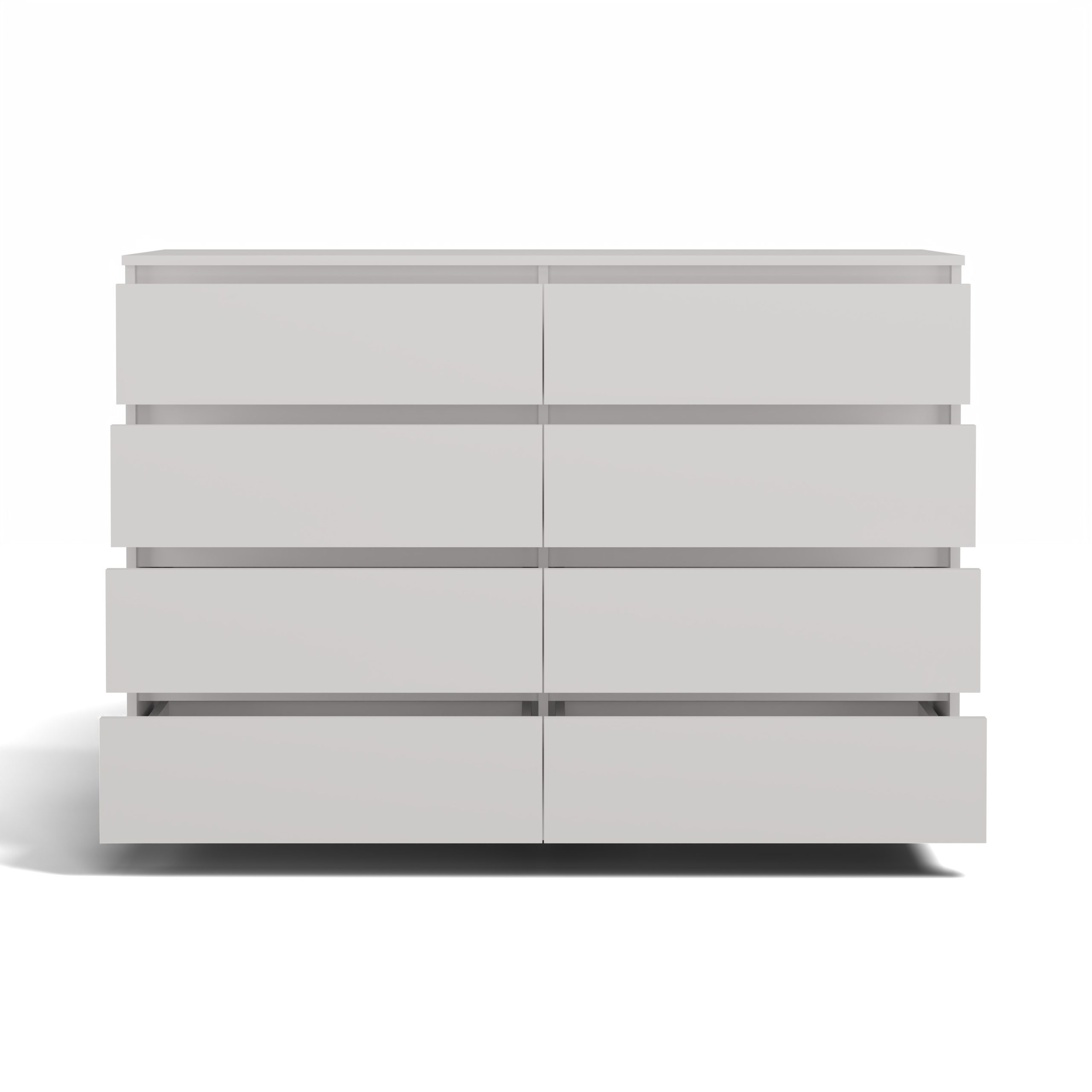 Raumhirsch Furniture Kommode Sideboard 140 cm breit (Maße 40 x 140 x 97 cm, 8 Schubladen), verschiedene Farben & Größen