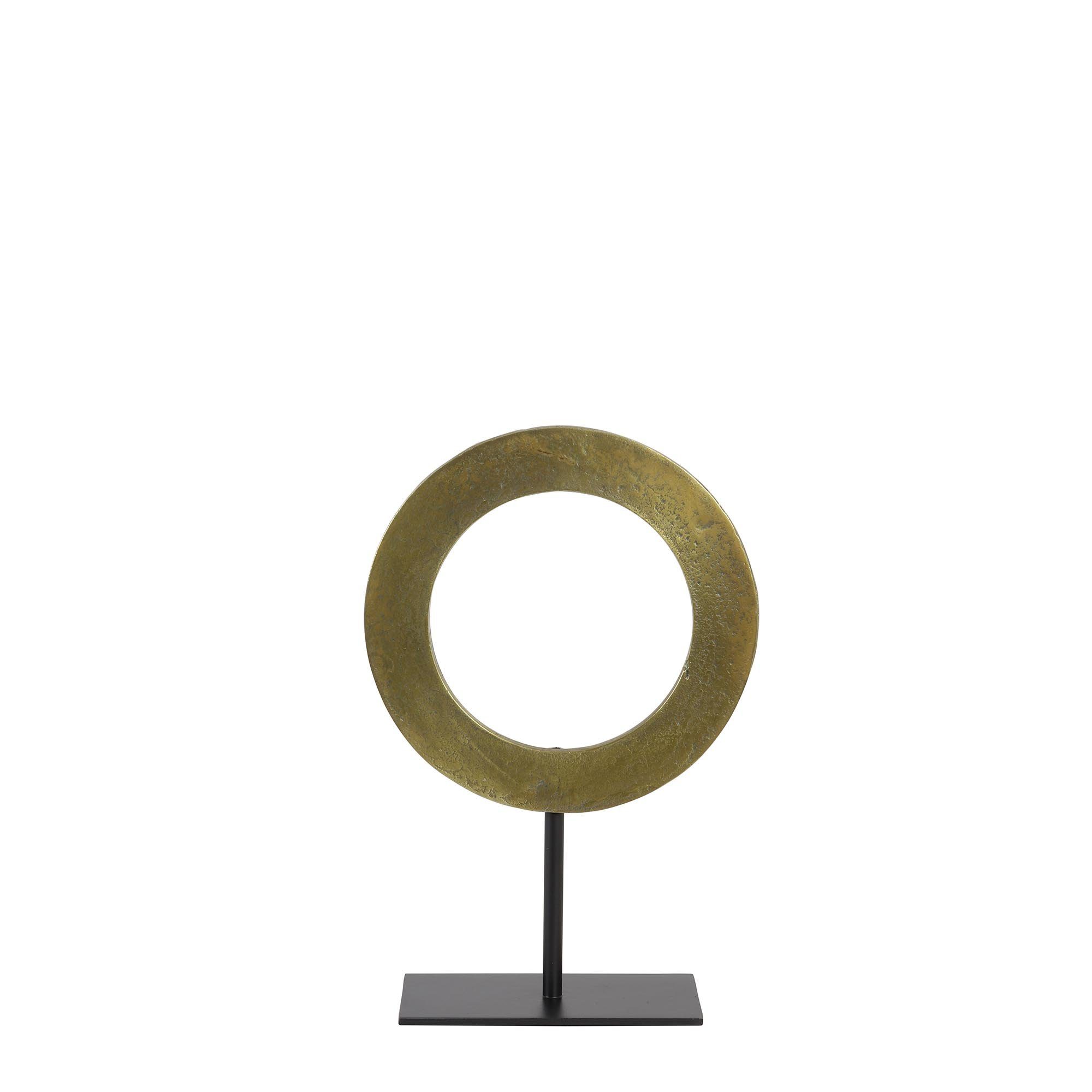 Light & Living Dekoobjekt Ornament auf Fuß Waiwo - Antik Bronze/Schwarz - 25x10x39cm