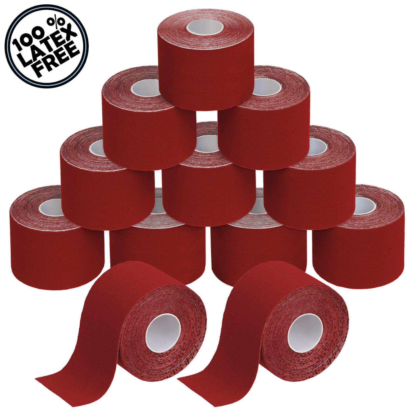 BB Sport Kinesiologie-Tape 12 Rollen Kinesiologie Tape 5 m x 5 cm in verschiedenen Farben
