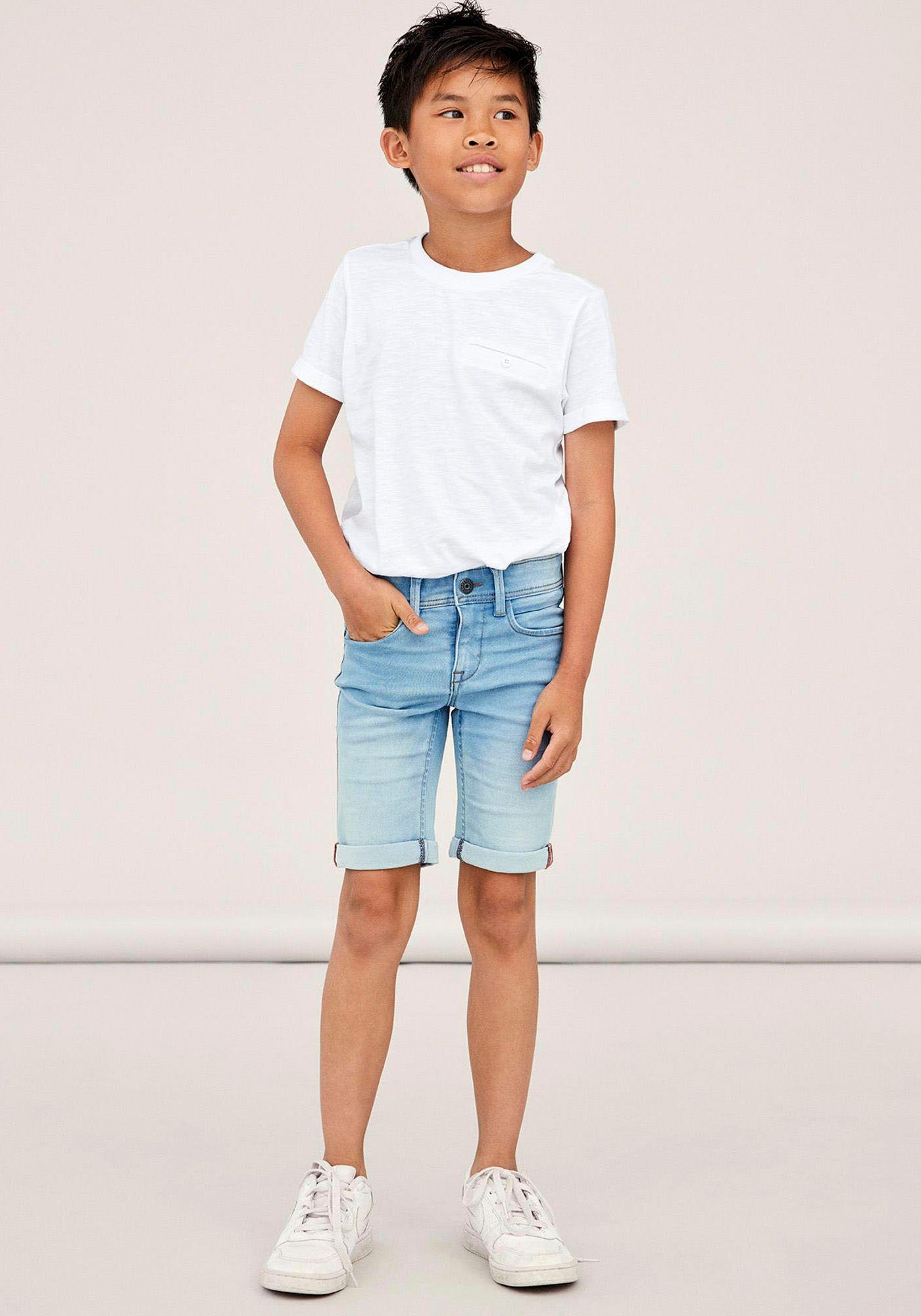 Name It Shorts NKMSILAS SLIM DNM L SHORTS 2272-TX NOOS ligth blue denim | Jeansshorts