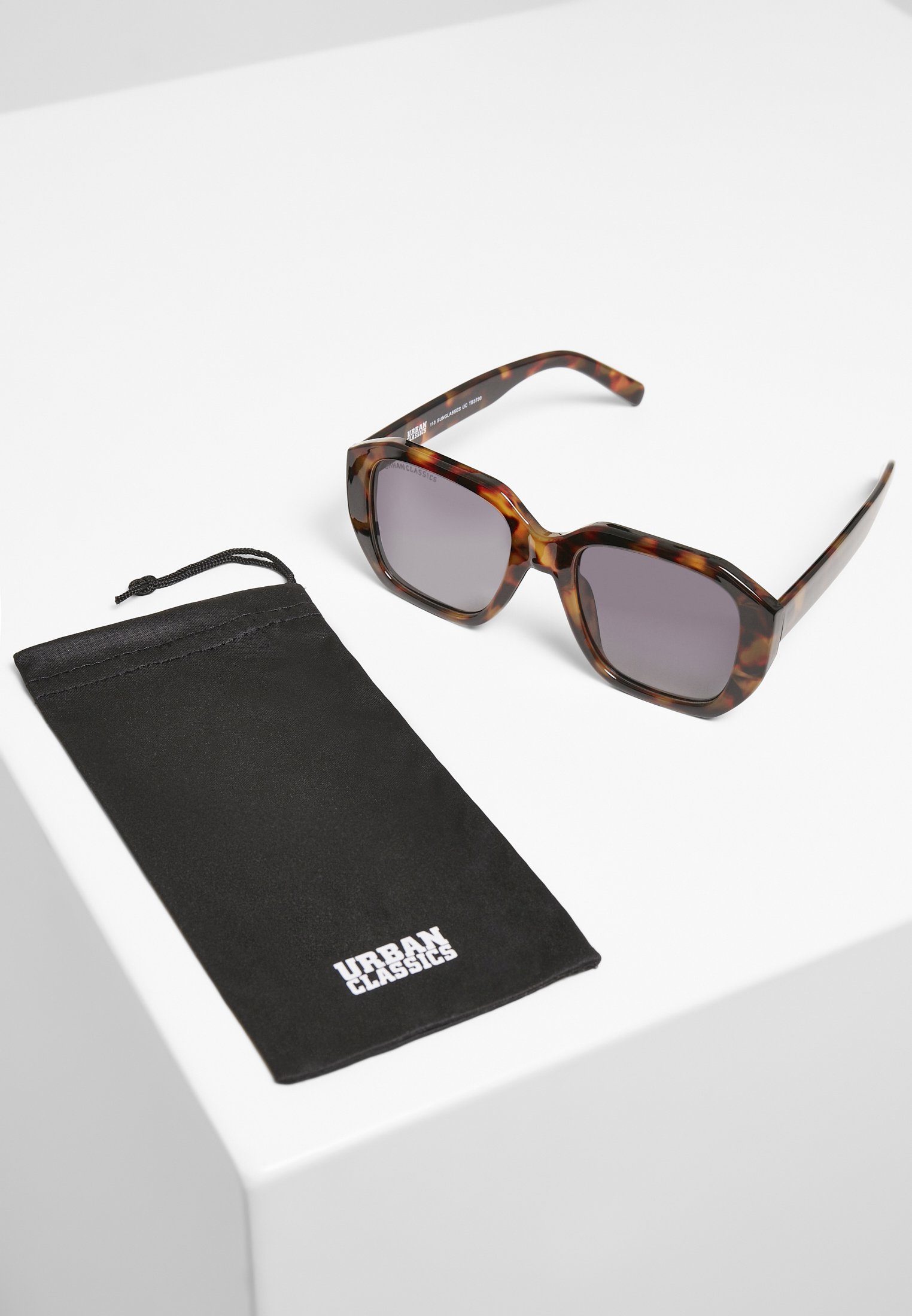 URBAN CLASSICS Sonnenbrille Accessoires 113 Sunglasses UC brown leo/black