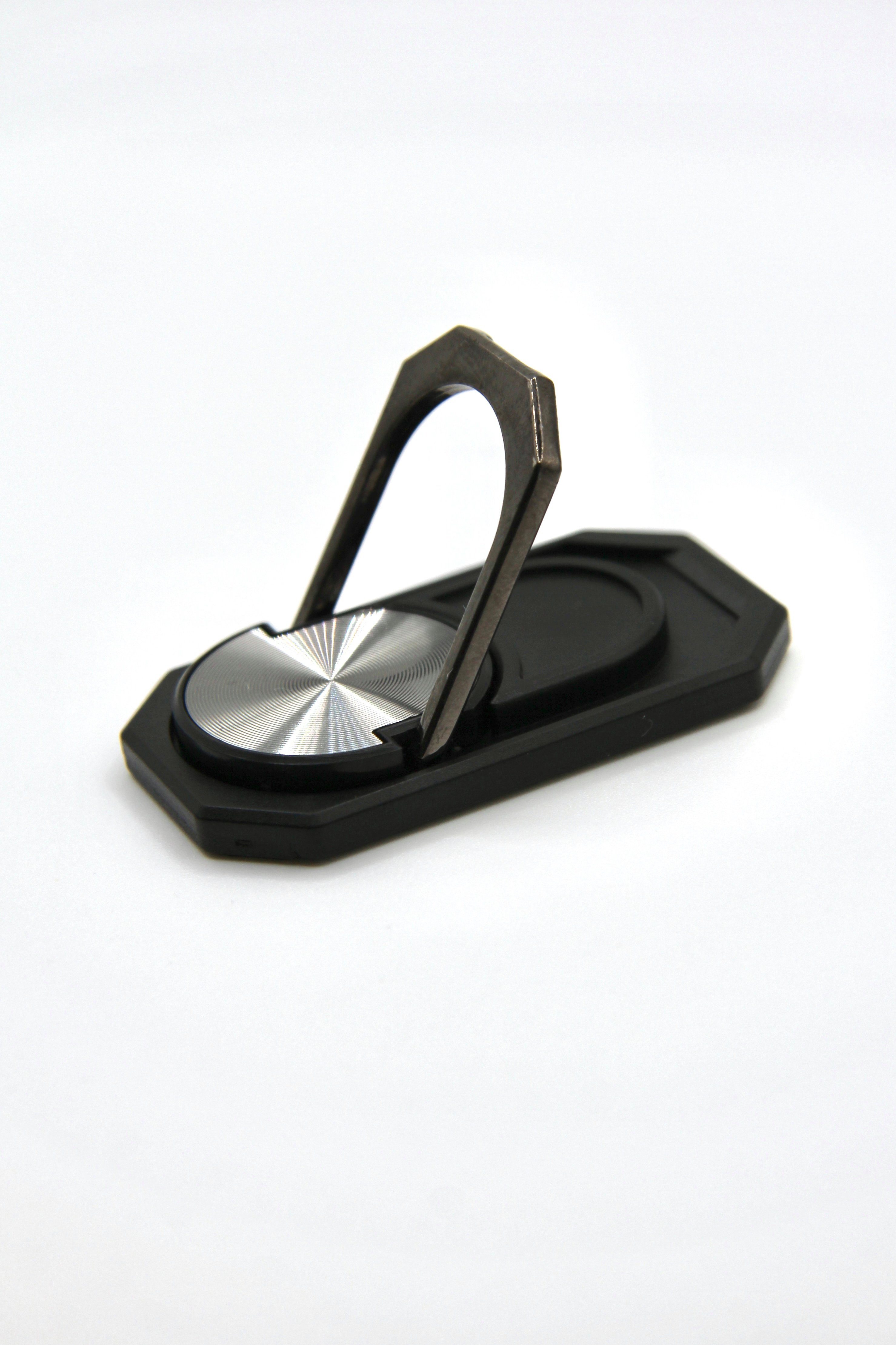 ZUKUNFTSENKEL Handy Ring Fingerhalter Smartphone-Halterung, (Magnetisch, 360°  Drehbar, Auch als Ständer zu nutzen)