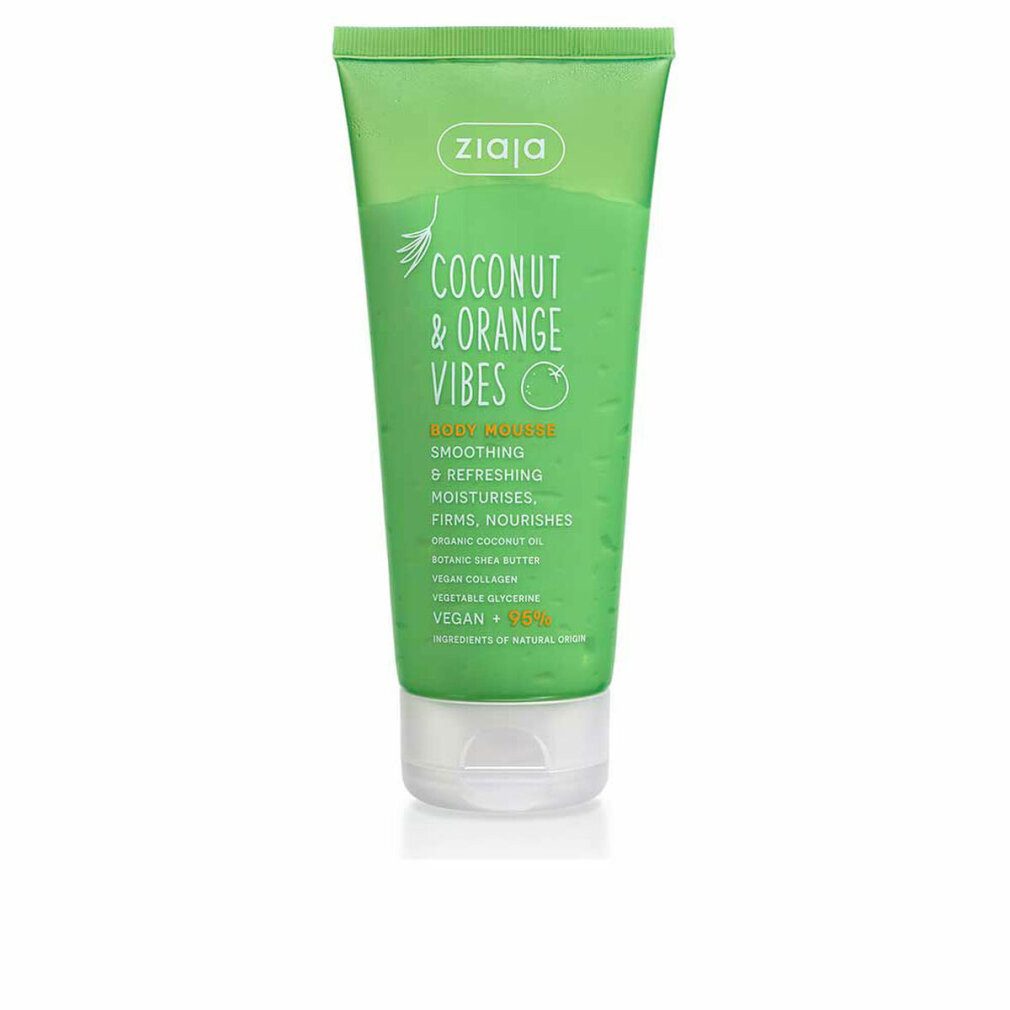 Ziaja Körperschaum COCONUT & ORANGE VIBES Weichmachendes und erfrischendes Körpermousse