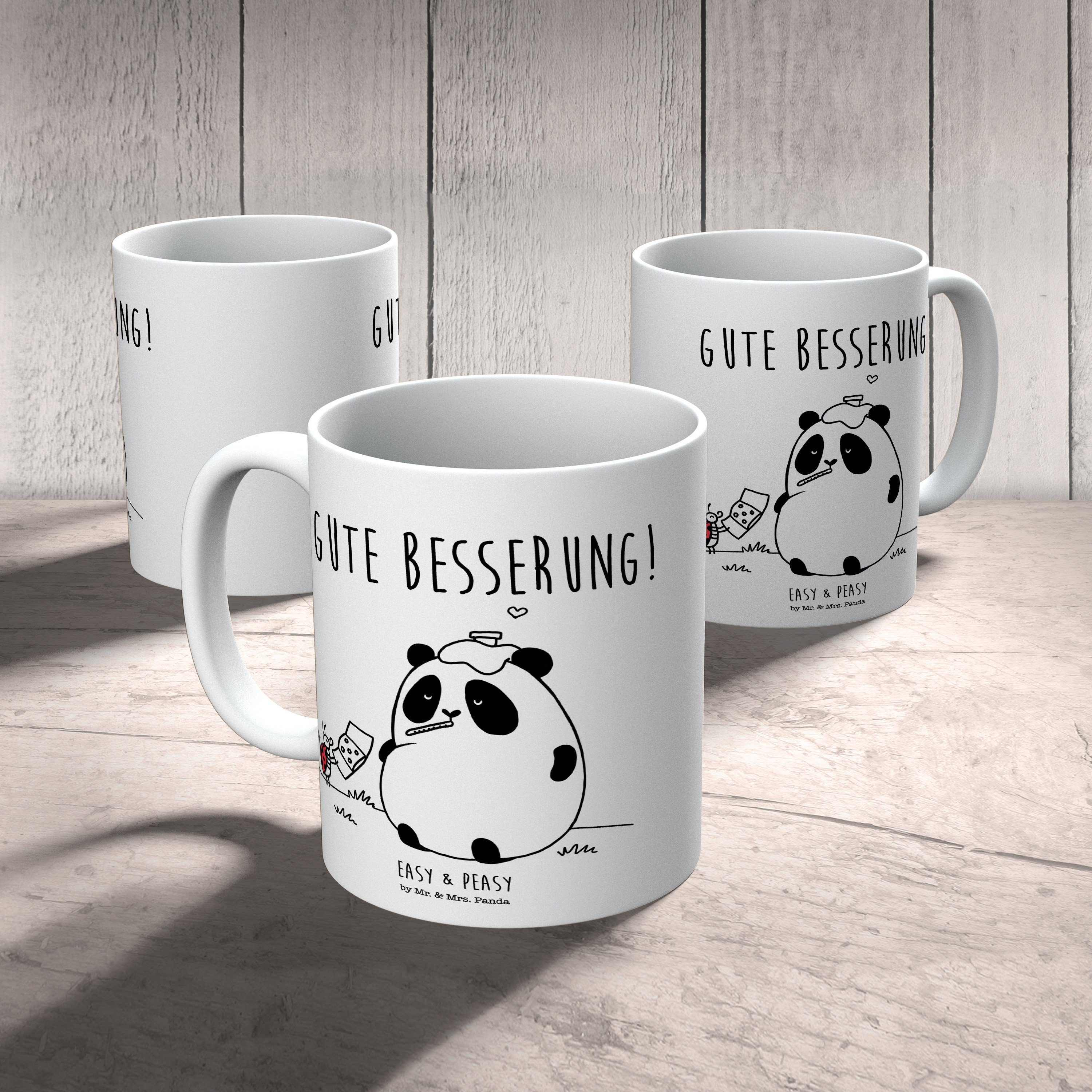 Weiß - Keramik - Tasse, Besserung & Ker, Büro Peasy Gute Tasse Mr. Geschenk, Mrs. & Tasse, Panda Easy