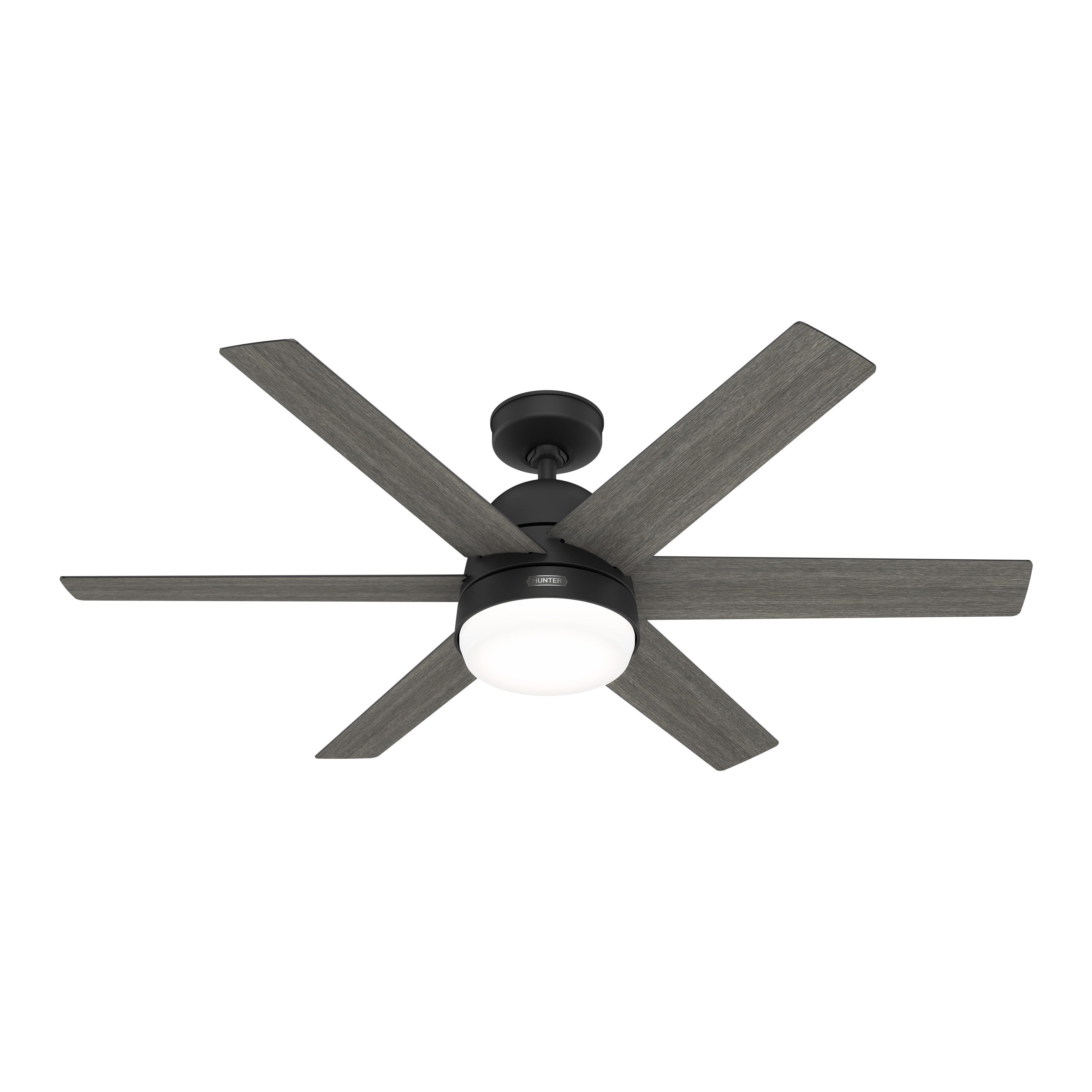 Deckenventilator DC Deckenventilator Arete Schwarz mit Licht & Fernbedienung