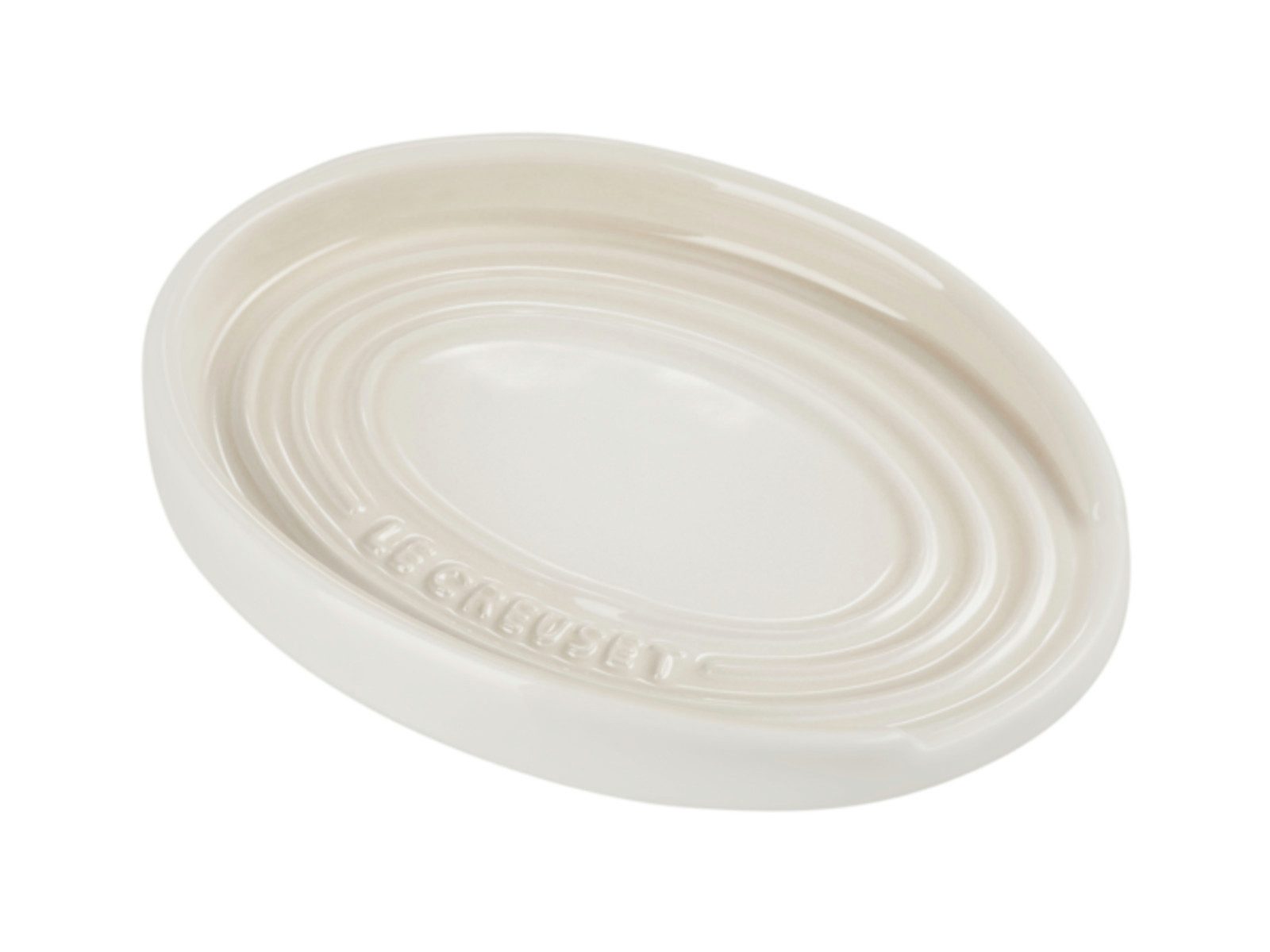 LE CREUSET Schüssel Löffelablage oval meringue 16cm, Steingut, (Schüsseln & Чаши)