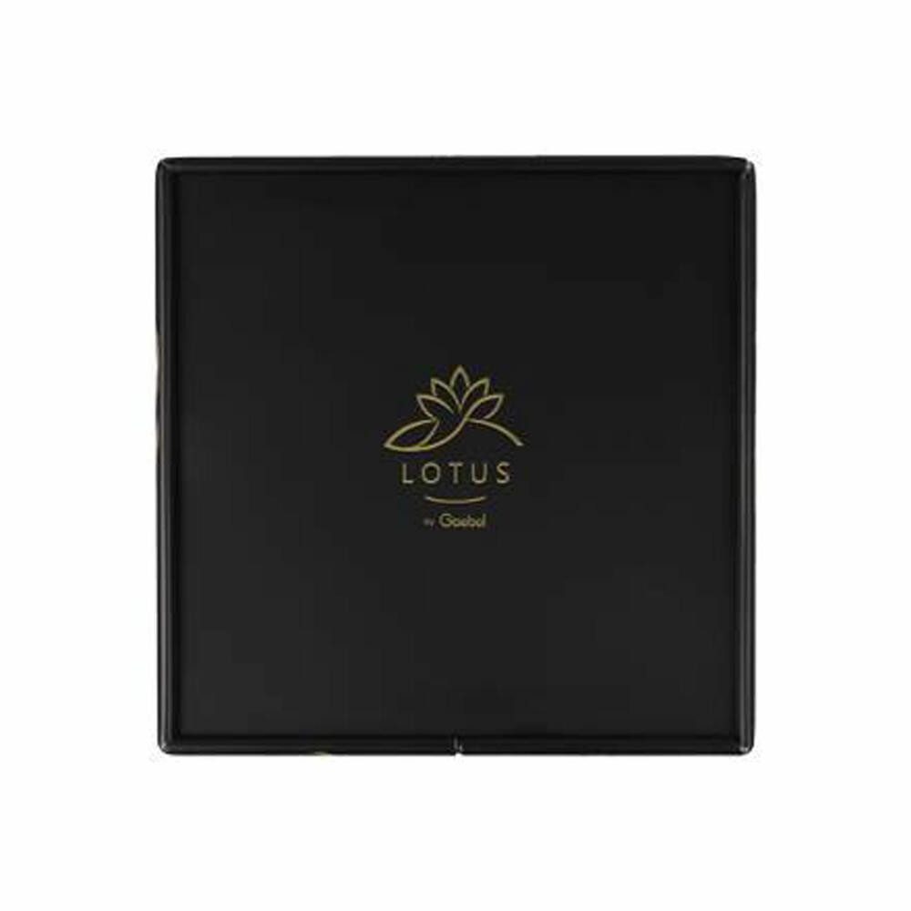 Goebel Teedose Ginkgo Schwarz, Metall