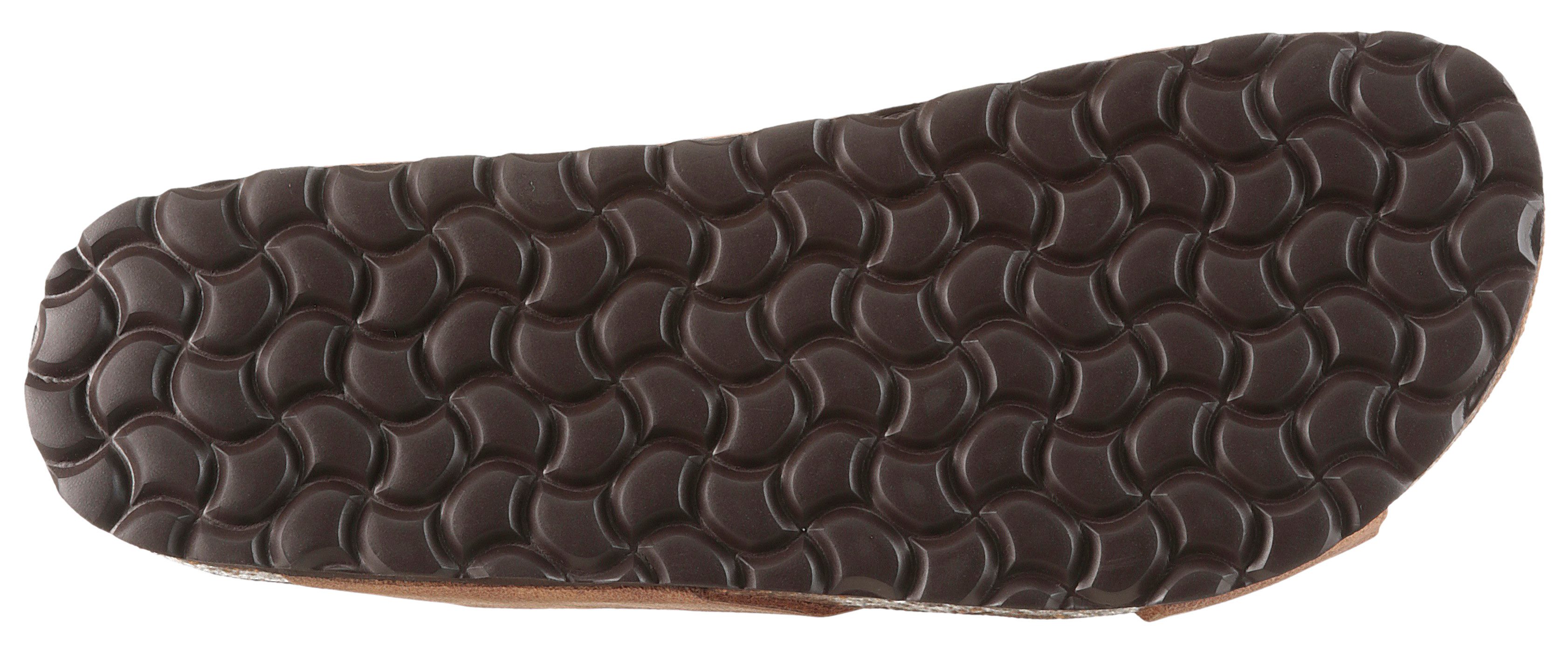 Man's World Pantolette Sommerschuh, Strandschuh, Hausschuh mit Fußbett