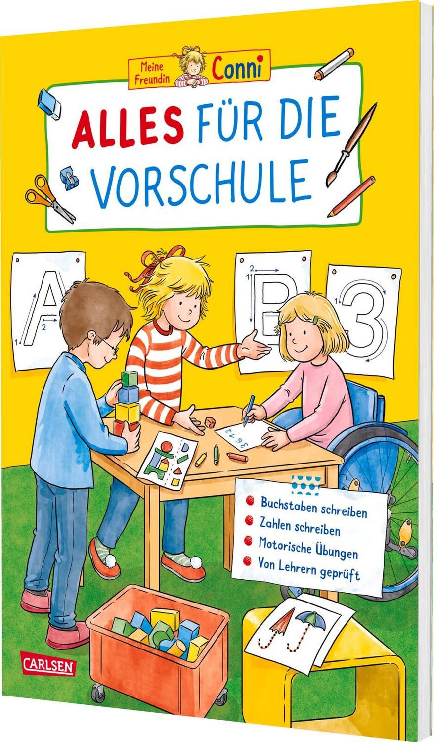 Conni Gelbe Reihe (Beschäftigungsbuch): Alles für die Vorschule / Hanna Sörensen, Vorschulheft mit spielerischen Übungen zur Vorbereitung auf den Schulstart für Kinder ab 5