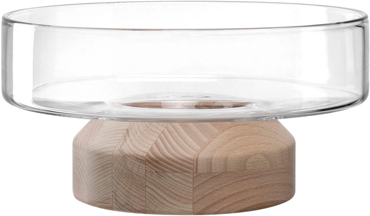 LEONARDO Dekoschale Schale LEGNO 27 cm auf Holzsockel (1 St) günstig online kaufen