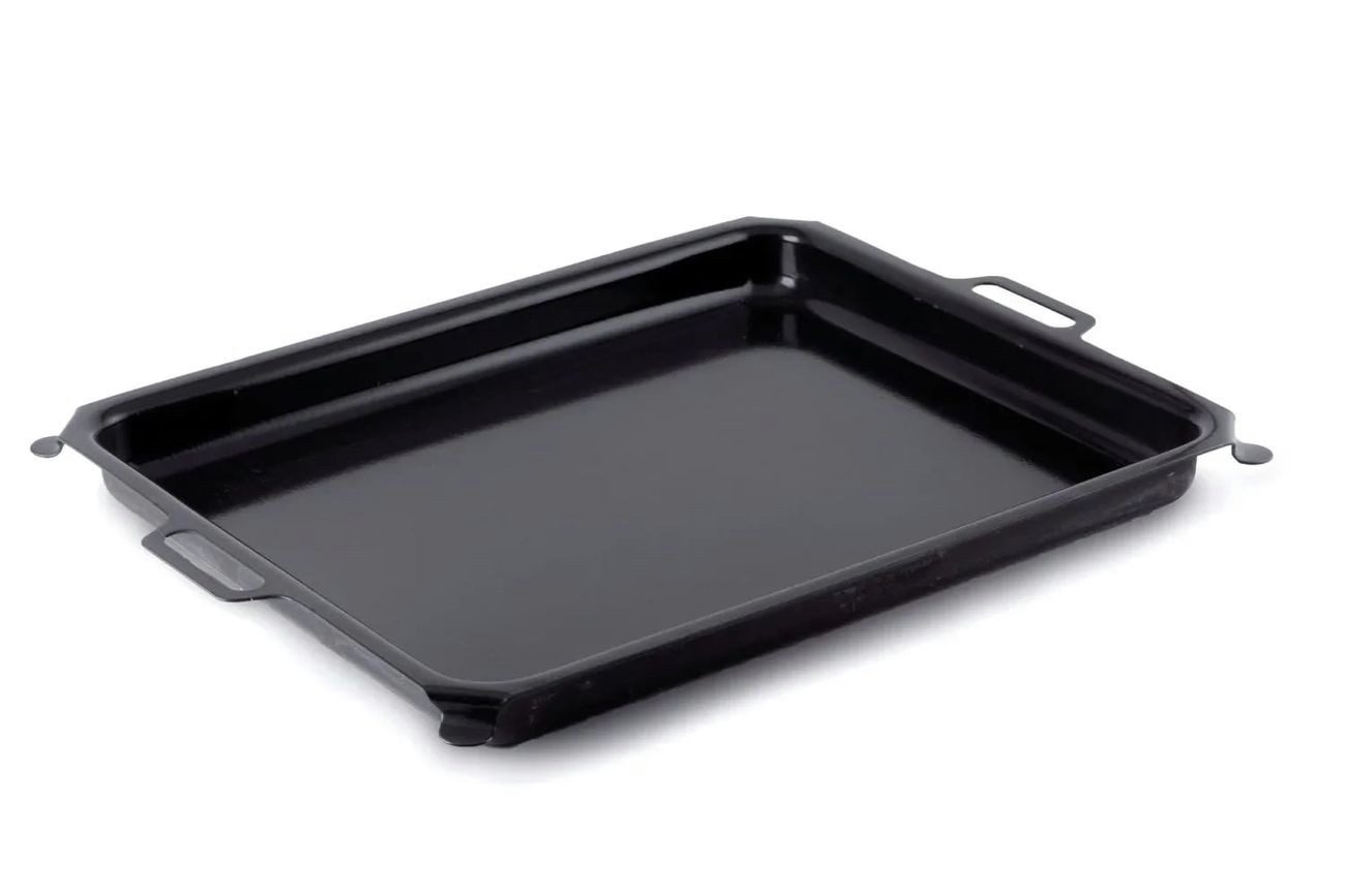 Hendi Auflaufform Backblech, Fettpfanne, Kuchenblech - zum Grillen, 590x470x50 mm