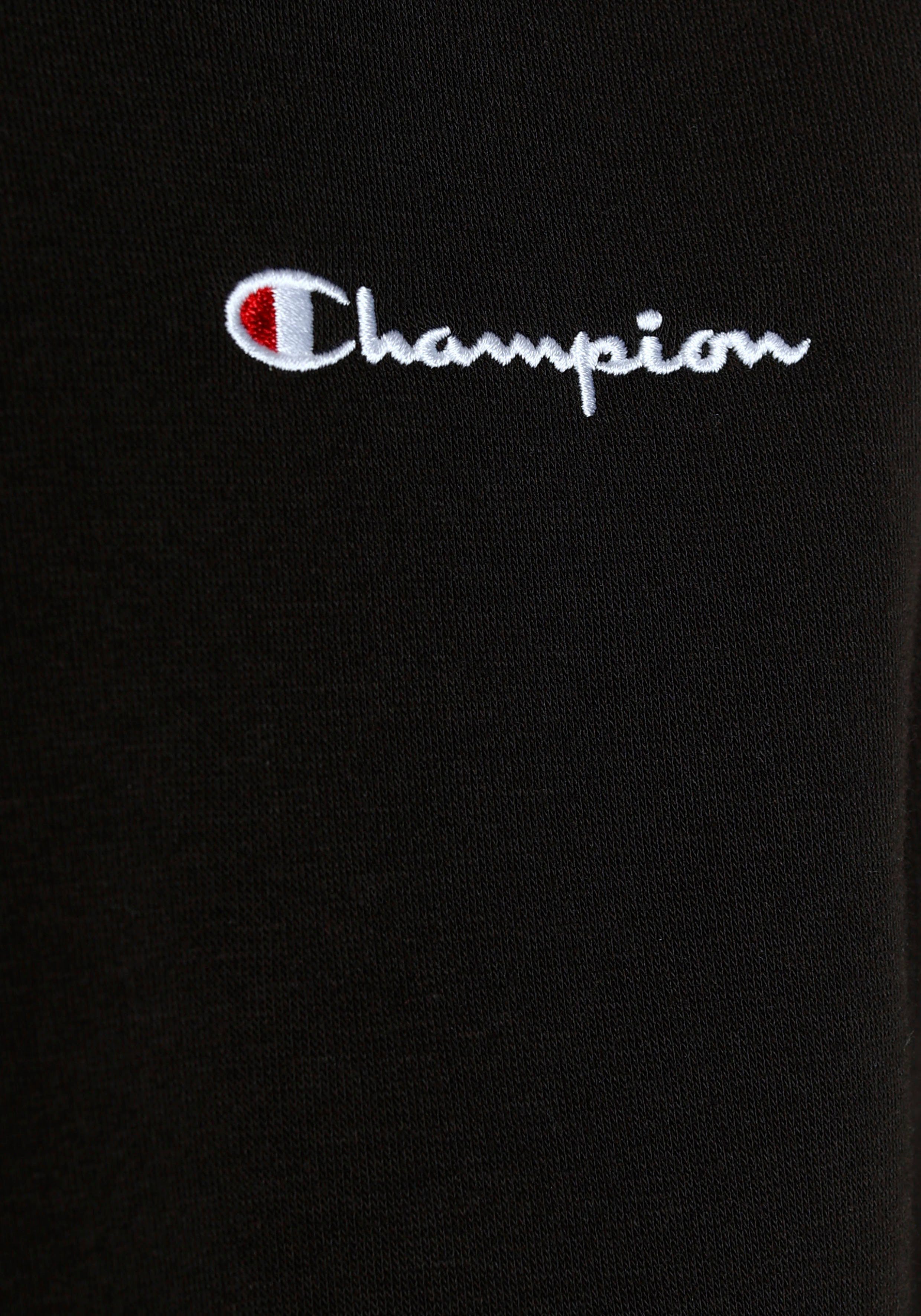 Champion Sweatshirt Classic Hooded Sweatshirt Logo - Kinder für schwarz small