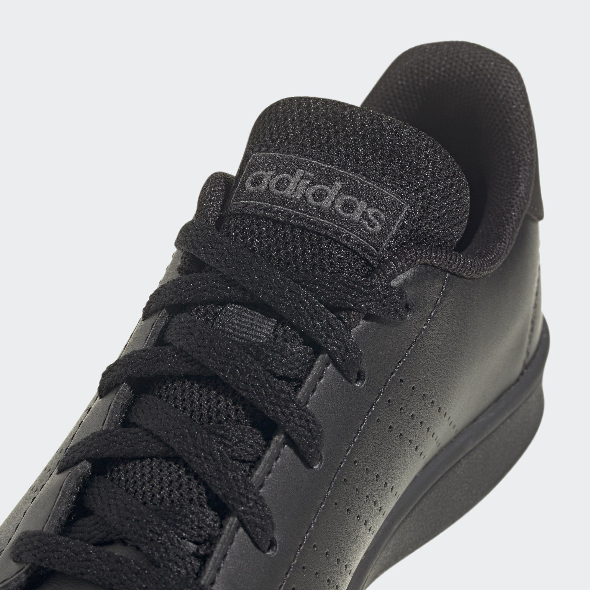/ LACE Grey Sneaker LIFESTYLE / Six Black Black adidas ADVANTAGE Core Core Sportswear SCHUH COURT
