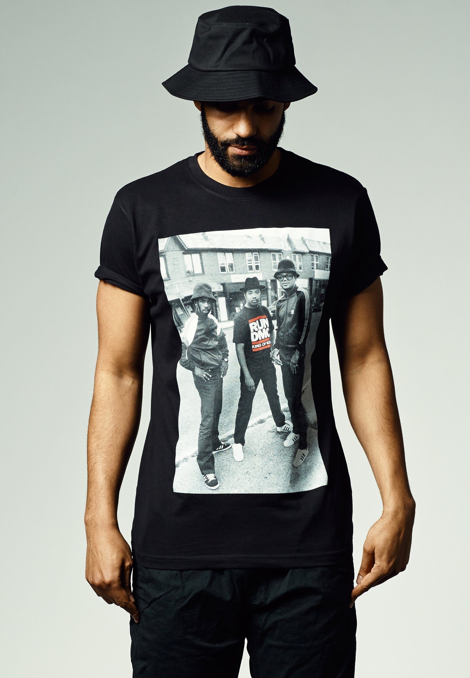 MisterTee T-Shirt Herren Run DMC Kings Of Rock T-Shirt (1-tlg)