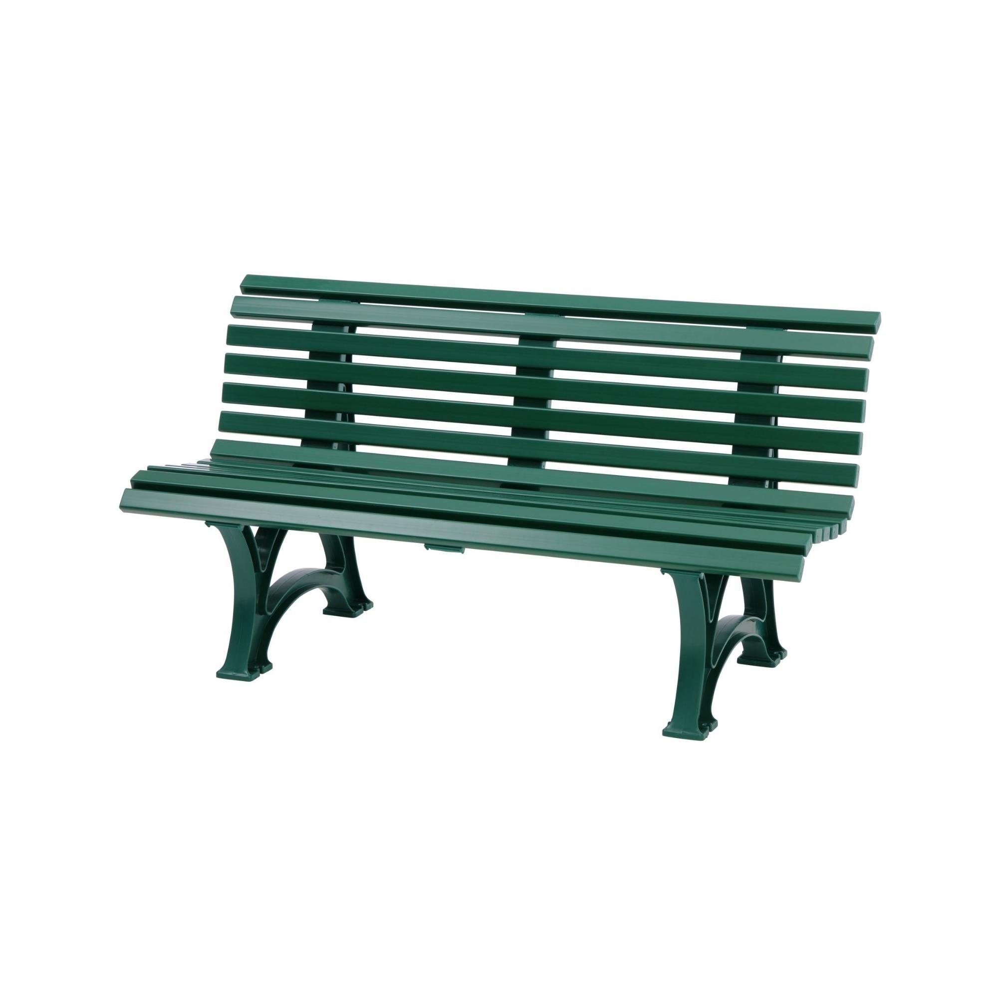 PROREGAL® Gartenbank JAMAIKA aus Kunststoff Parkbank Sitzbank Garten Balkon Terrasse