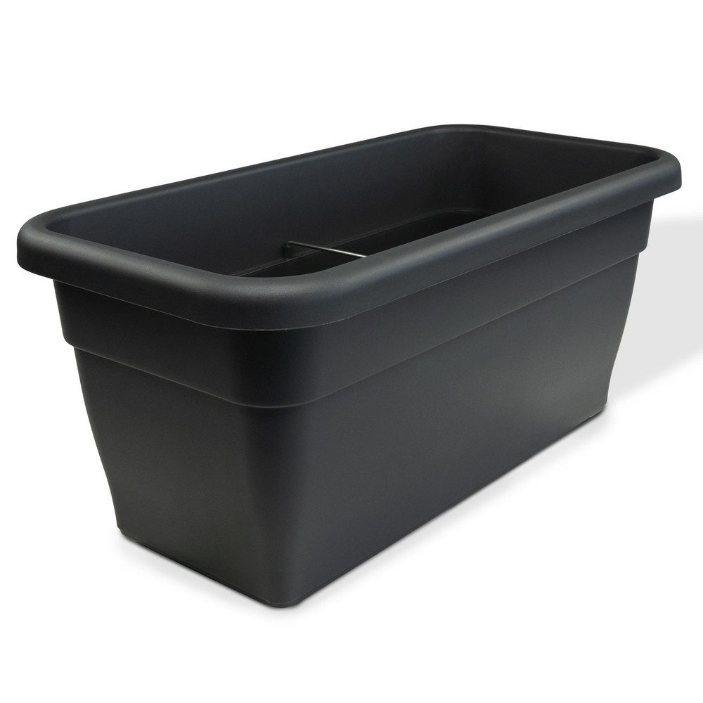 Heimwerkercenter Blumentopf MePla Blumentrog - 50x25 cm - Anthrazit