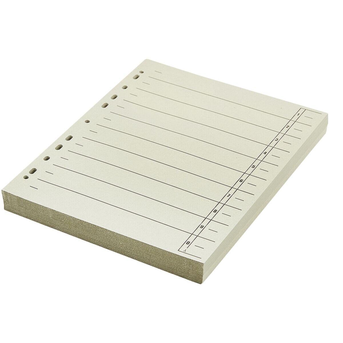 Otto Office Nature Aktenordner, Trennblätter 1-10, DIN A4 Maxi, 100-tlg., Kraftkarton 230 g/m²