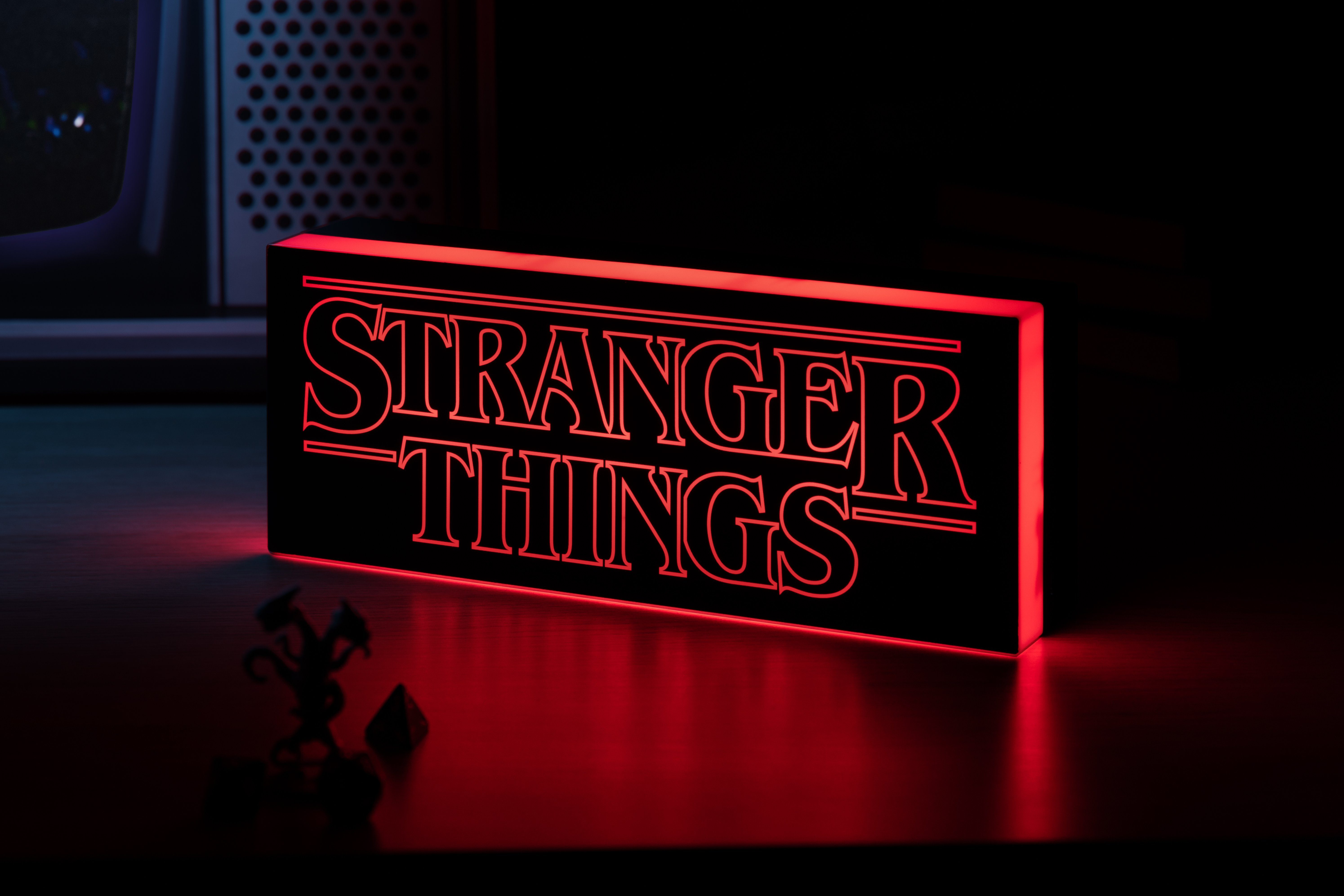 Leuchte Dekolicht Logo LED Things Stranger Paladone