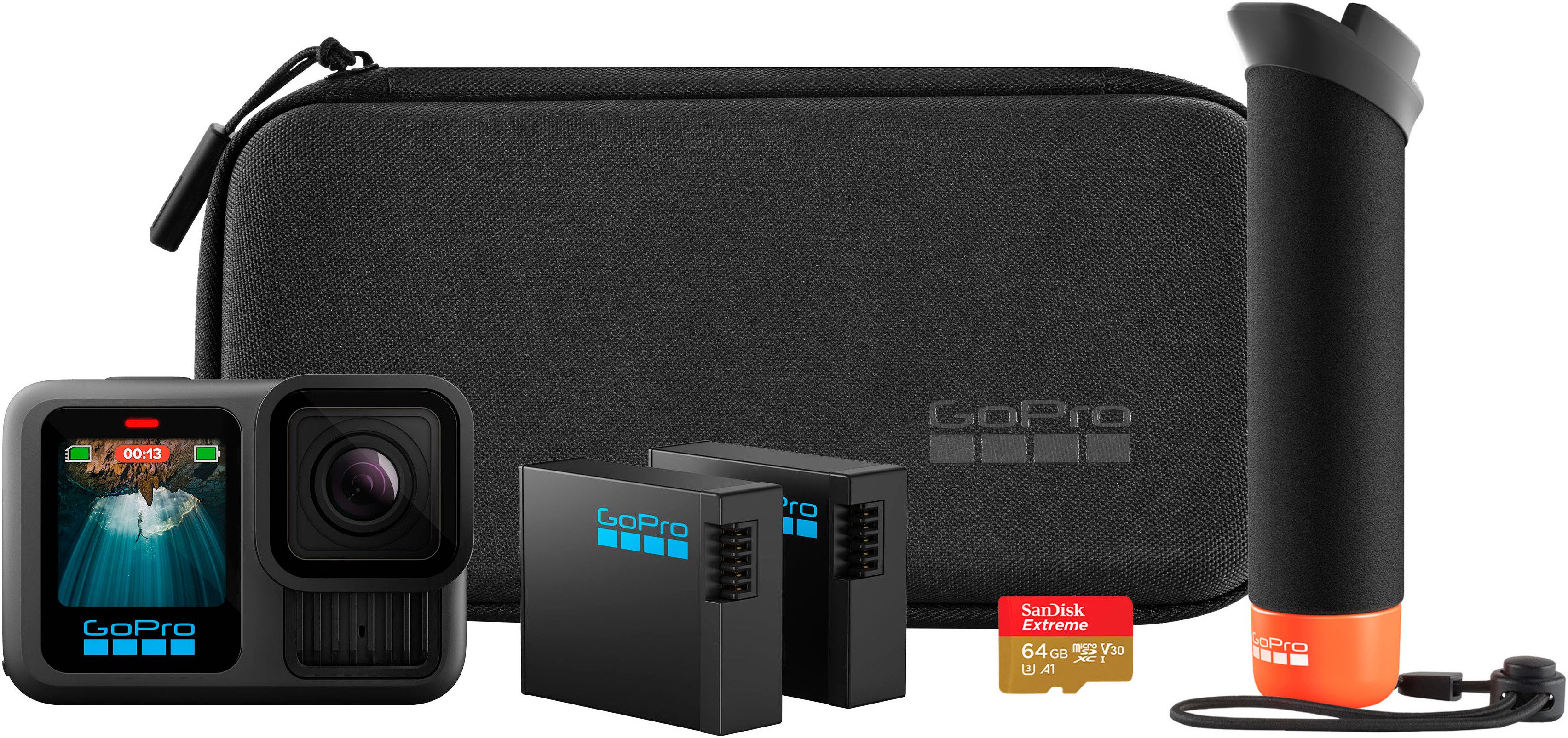 GoPro HERO13 Black + Zubehör-Bundle Action Cam (5,3K, WLAN (Wi-Fi), Bluetooth) – Bild 5 von 5