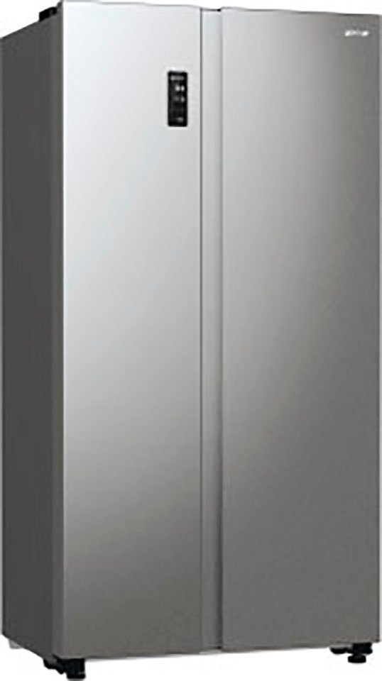 GORENJE Side-by-Side NRR 9185 EAXL, 178,6 cm hoch, 91 cm breit, Inverter Kompressor silber | Side-by-Side Kühlschränke