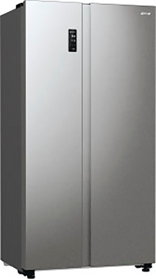 GORENJE Side-by-Side NRR 9185 EAXL, 178,6 cm hoch, 91 cm breit, Inverter Kompressor silber