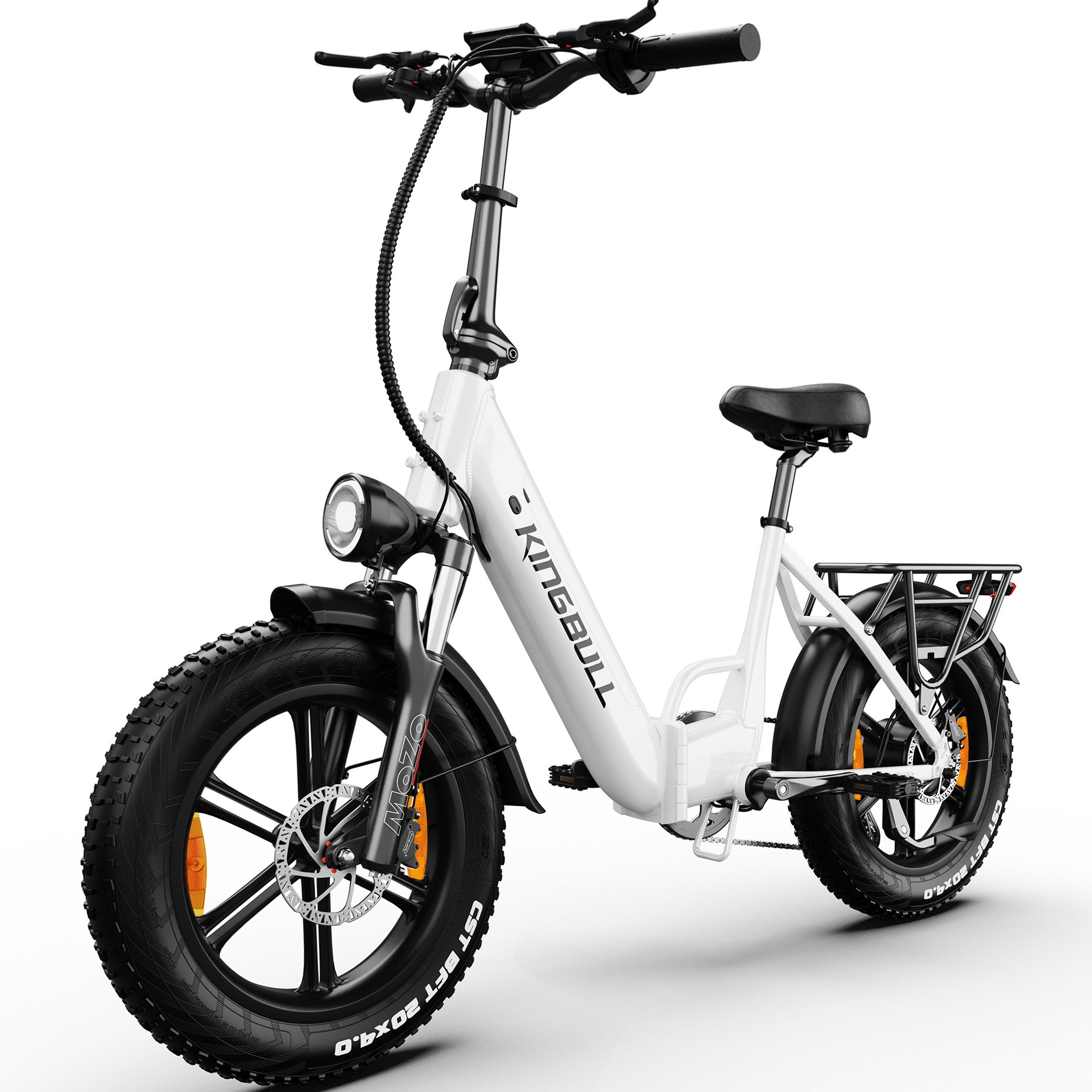 Vankel E-Bike Cityrad KLR herren Elektrofahrrad 648WH cityrad 20×4.0 damen 13.5AH max.100km, Kettenschaltung, Heckmotor, 648 Wh, (Beleuchtungsset mit Batterieladegerät, Batterieschlüssel, Werkzeug), 7 Gang, 648Wh Akku, Elektrofahrrad mit Gepäckträger, E-bikes