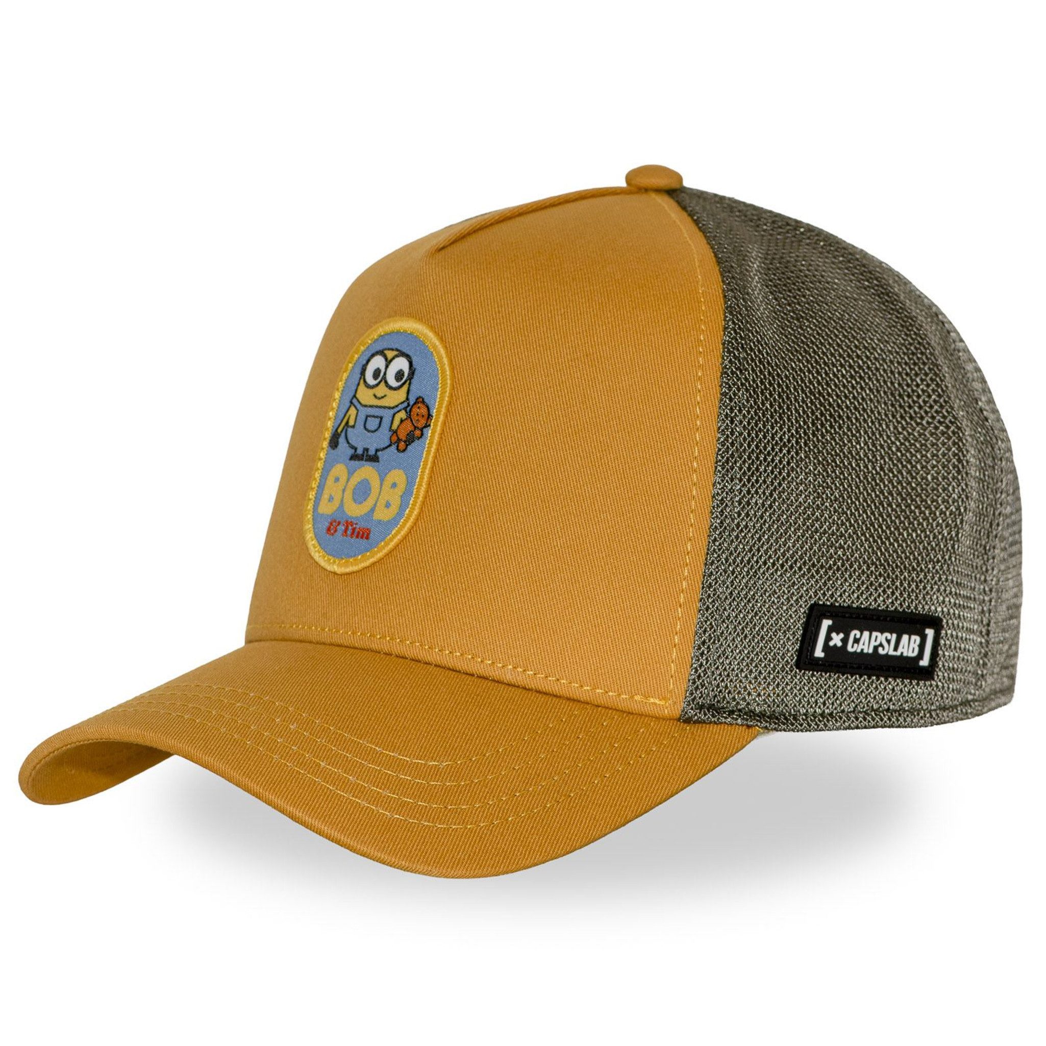 Capslab Trucker Cap CAPSLAB X DESPICABLE ME BOB & TIM Premium Trucker Cap TADA (Basecap, Basecap, Meshcap, Trucker Kappe)