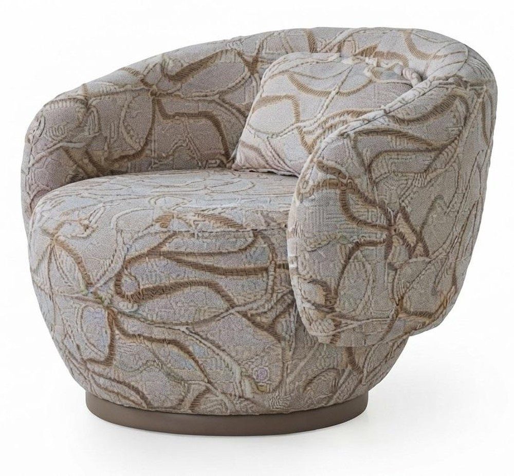JVmoebel Relaxsessel Sessel Moderner Stil Grau Luxuriöse Bequem Minimalistisch (1-St., 1-tlg)