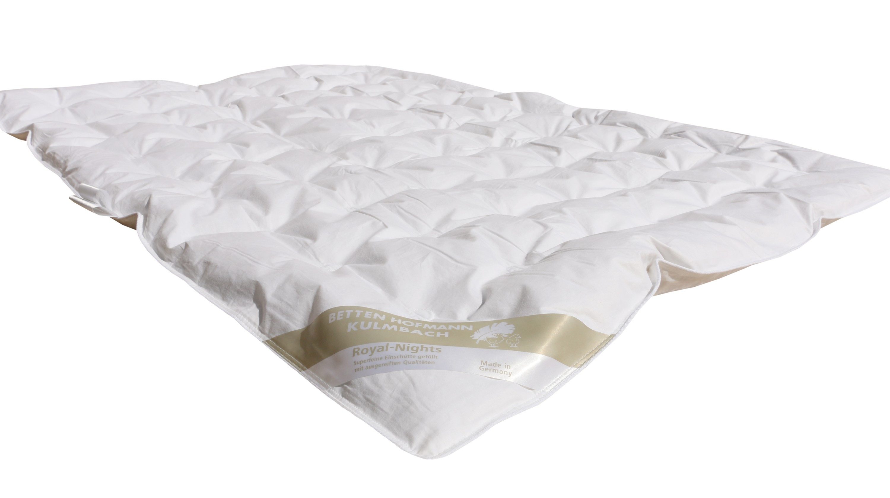 Betten Hofmann Babybettdecke Betten Hofmann Luxus Kinder Sommer Daunendecke 100x135cm Punktsteppung, Füllung: 100% Daunen, Bezug: 100% Baumwolle, made in Germany, leicht und hautsympathisch