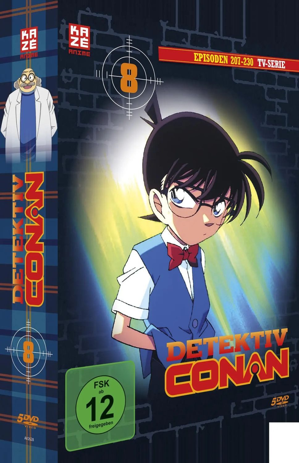 Crunchyroll DVD Detektiv Conan - TV-Serie - DVD Box 8 (Episoden 207-230) (5 DVDs)