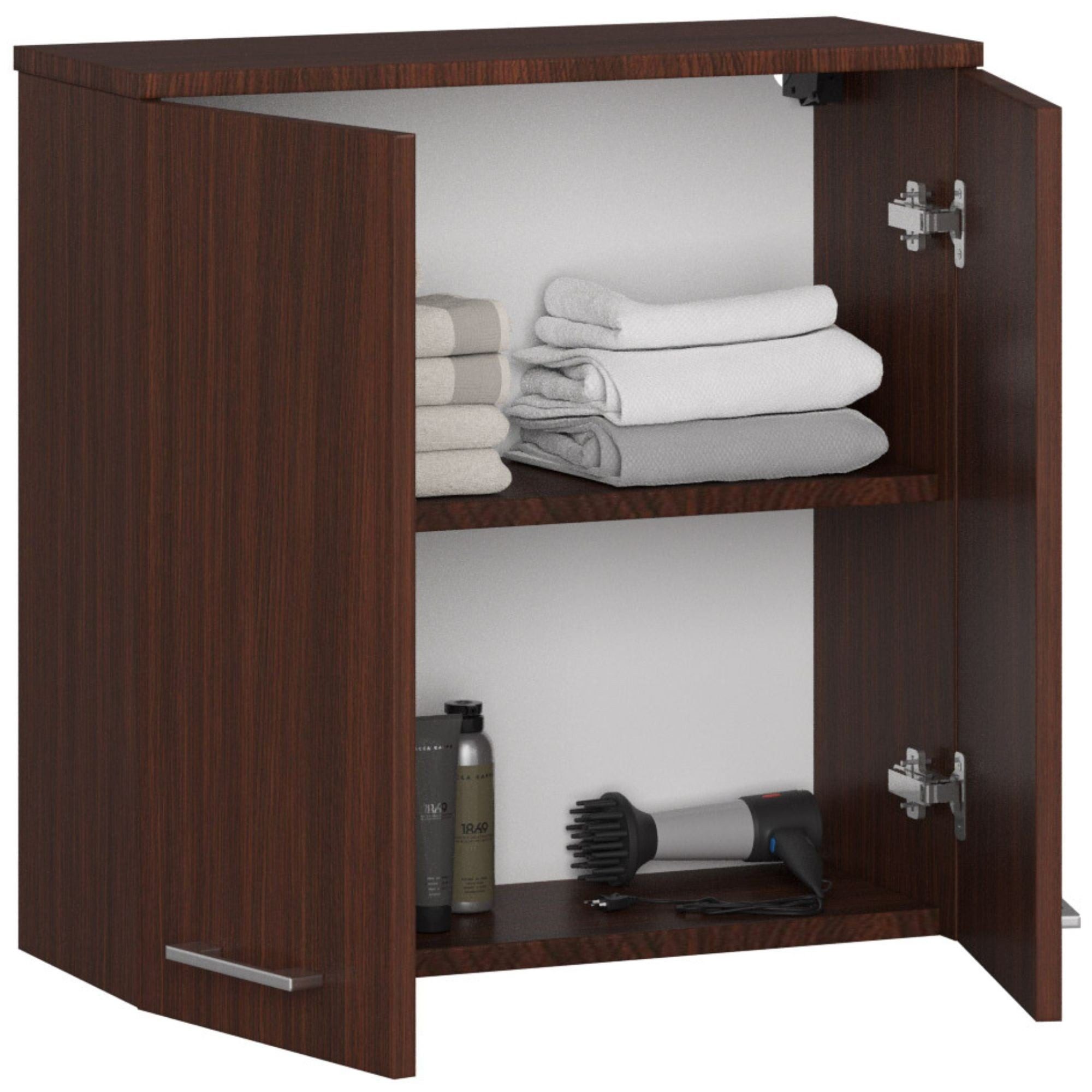 Raumhirsch Furniture Badkommode hängender Badezimmerschrank - Hochglanz für modernen Stil - Badmöbel, Maße 60 x 30 x 22,5 cm