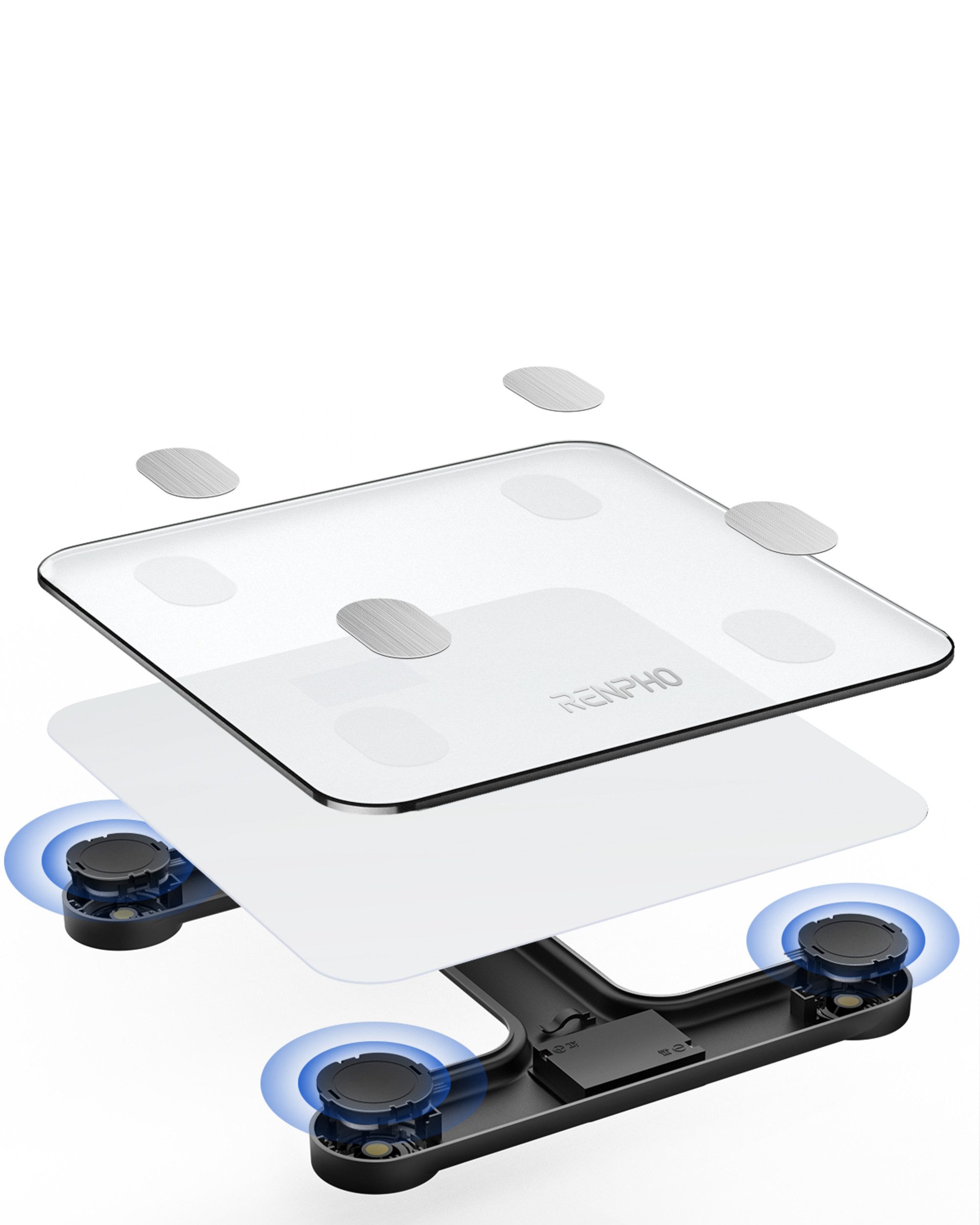 RENPHO Personenwaage Renpho Body Scale Elis 1S Weiß