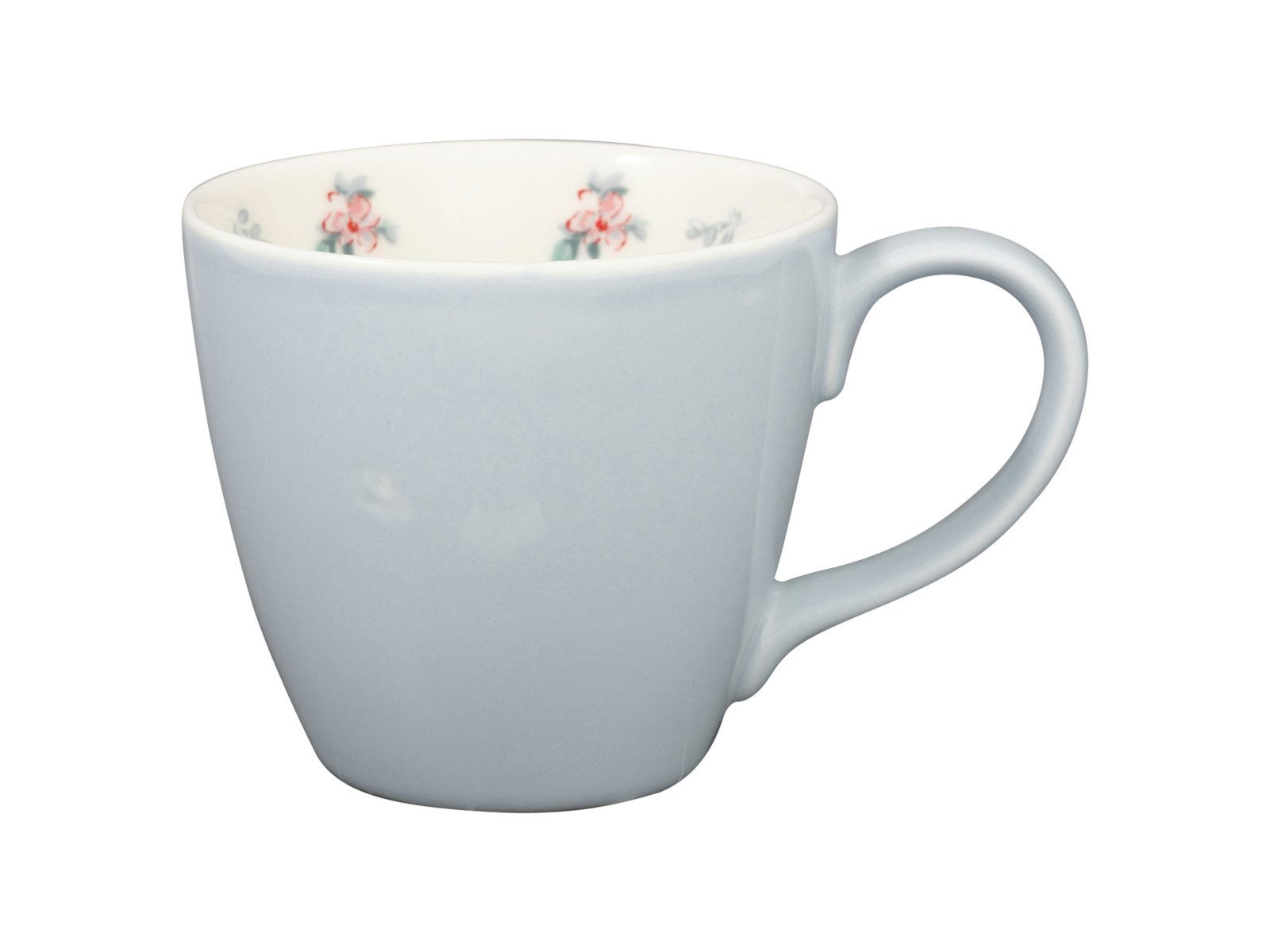 Greengate Tasse Jalia Tasse grey inside 0,35l, Steingut