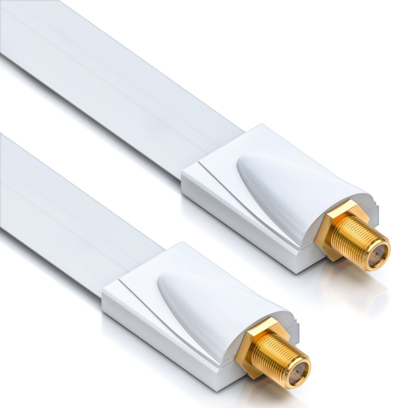 deleyCON deleyCON SAT Fensterdurchführung Flachkabel SAT Kabel Kupplung SAT-Kabel – Bild 2 von 5