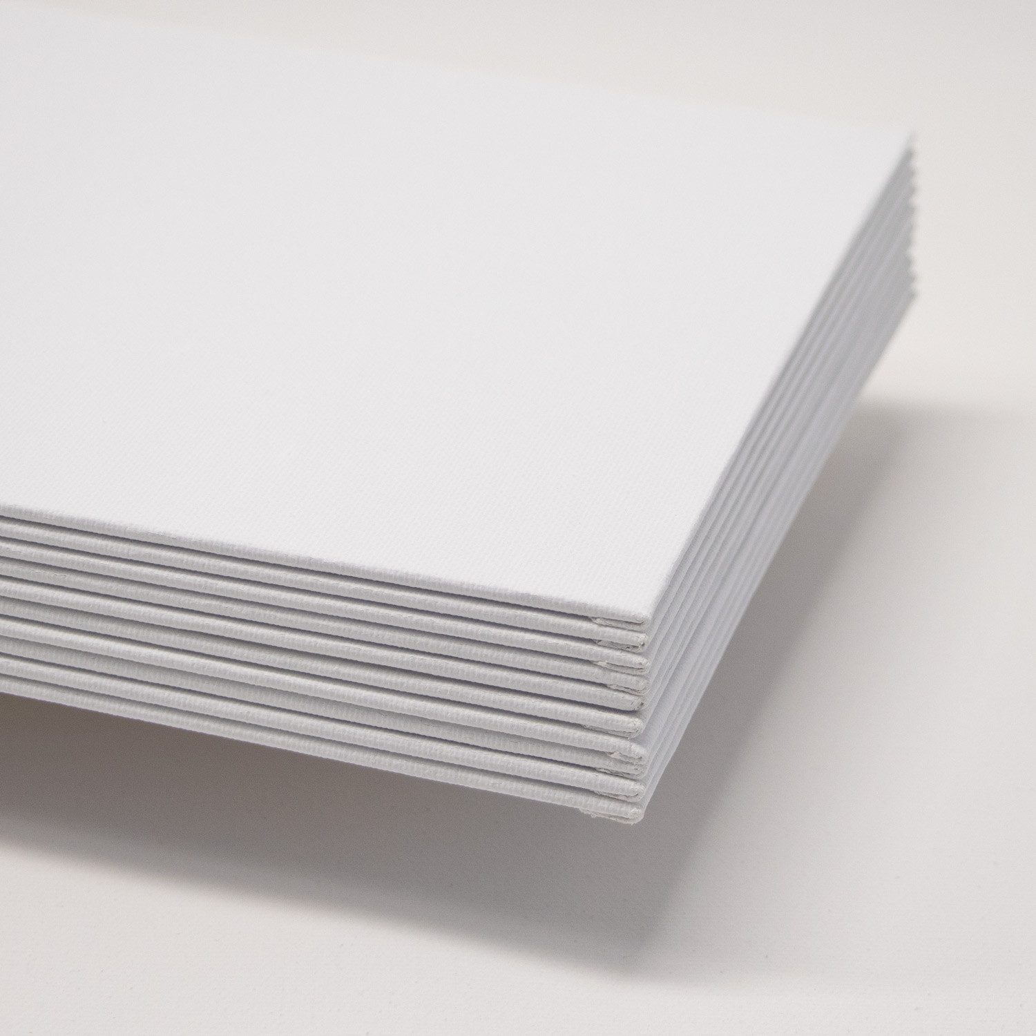M MERCEO Leinwand, 10er-Set Malkarton Malpappe 20x30cm (Leinwand auf Karton, 3mm stark)