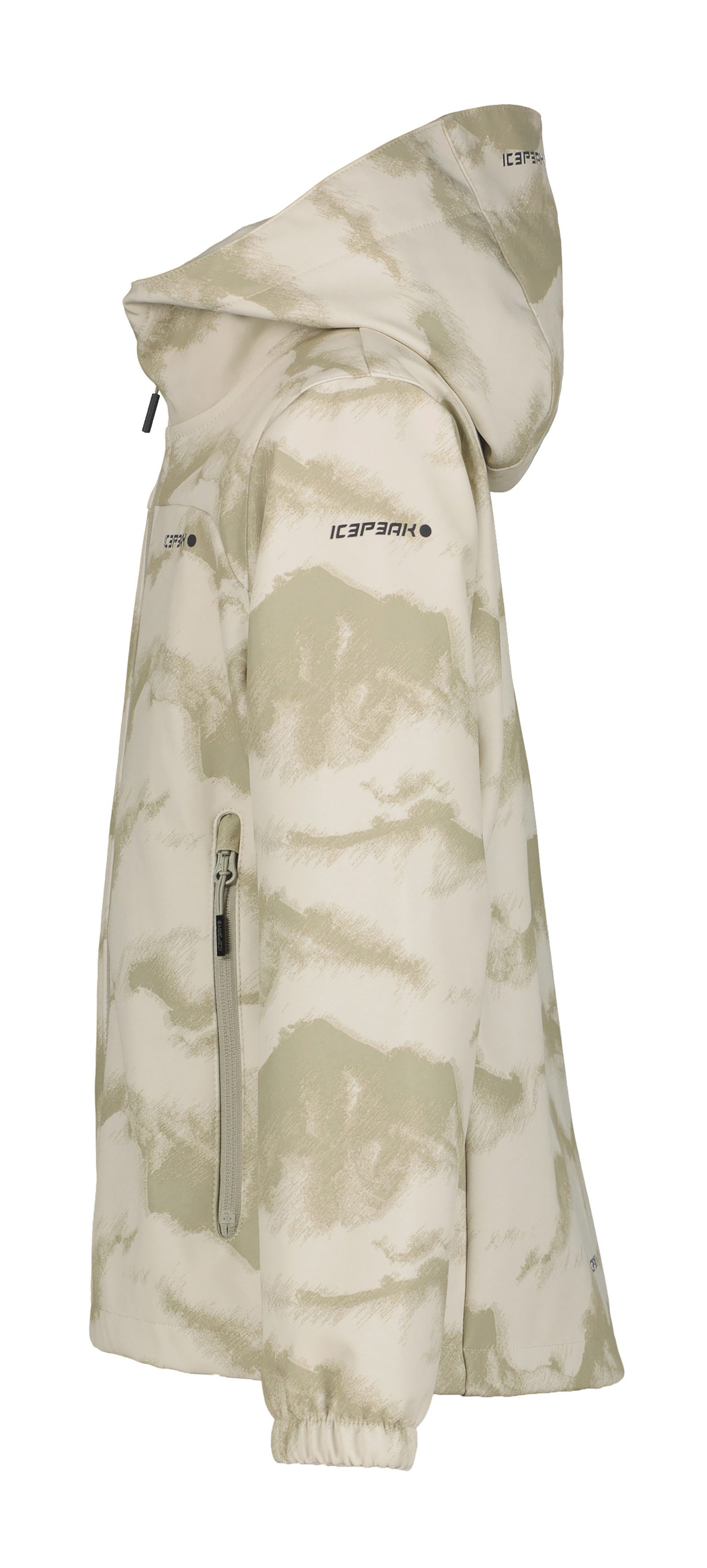 Icepeak Softshelljacke KULM JR wasserdicht mit 8.000 mm Wassersäule