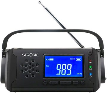 Strong EPR1500 Notfallradio (AM-Tuner, FM-Tuner, UKW mit RDS, Camping- und Notfallradio mit Solar- und Kurbelbetrieb, Powerbank)