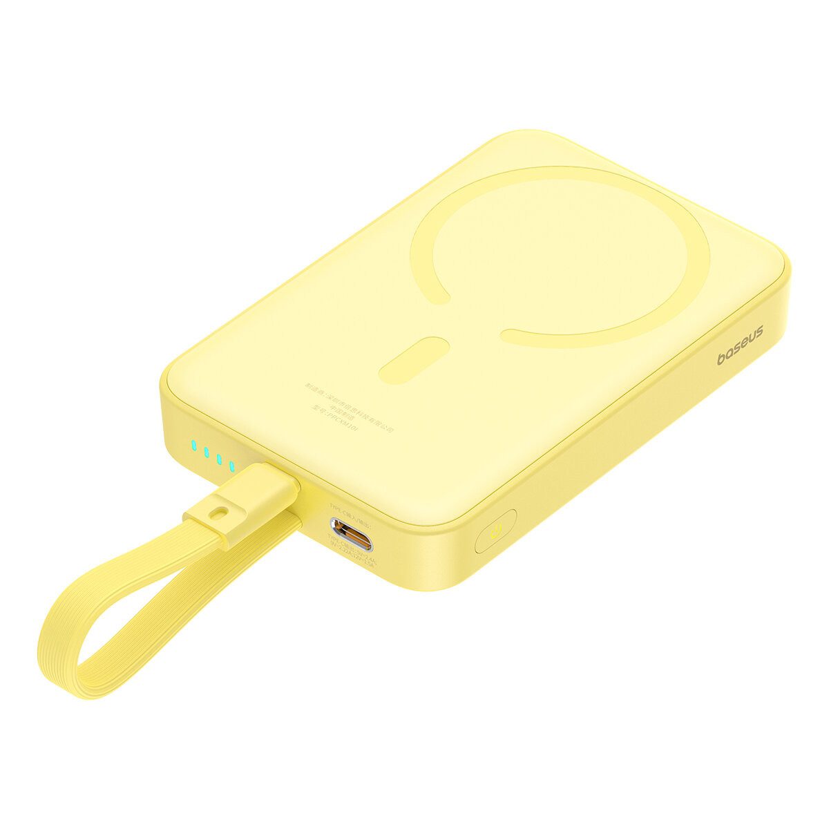 Baseus Mini MagSafe 10000mAh 20 W Powerbank mit Kabel + 60 W 0,3 m Kabel Powerbank