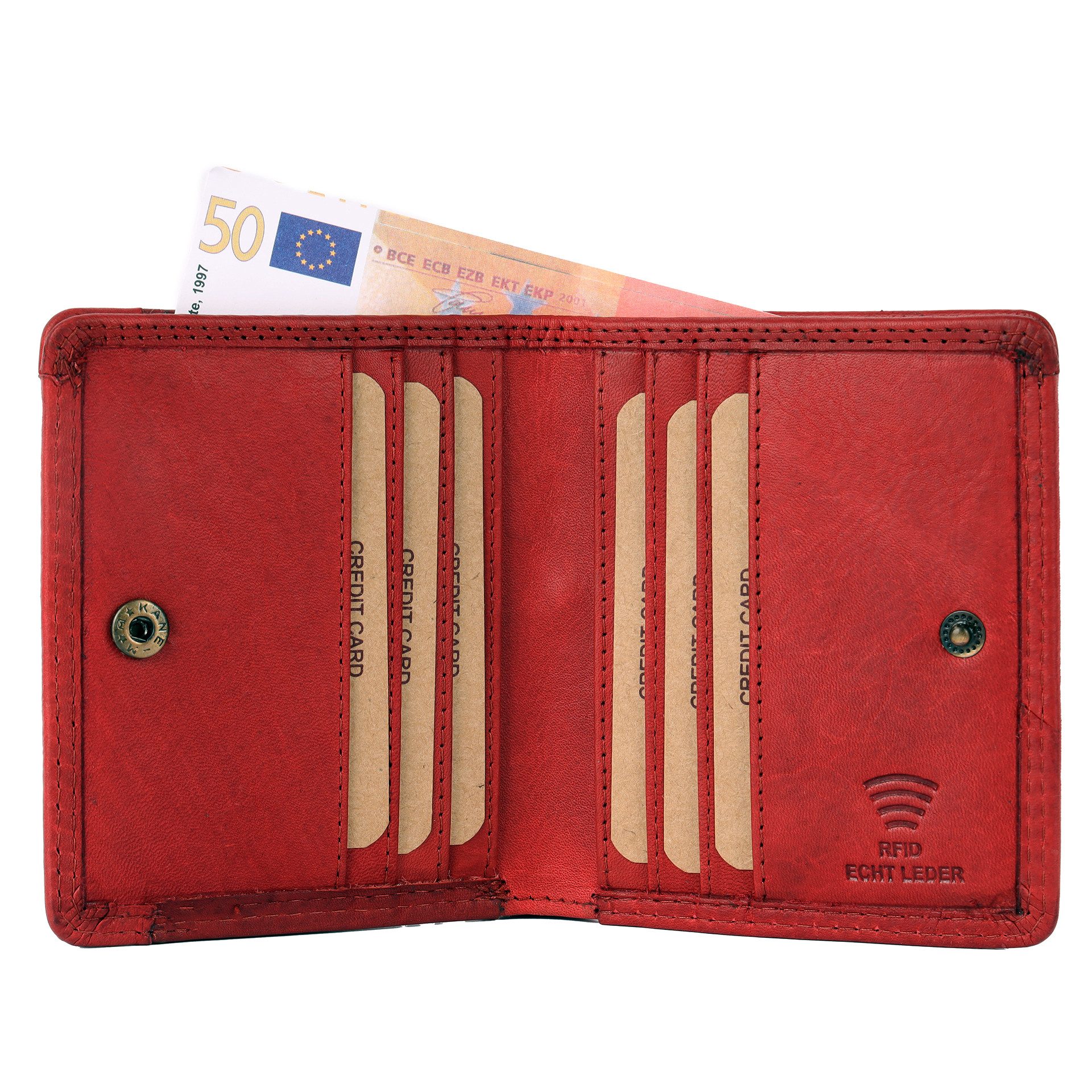 Benthill Geldbörse Klein Echt Leder Wiener günstig online kaufen