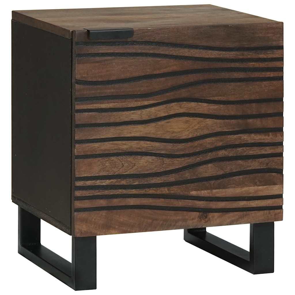 vidaXL Nachttisch Nachttisch Walnuss 40 x 33 x 46 cm Holzwerkstoff (1-St)