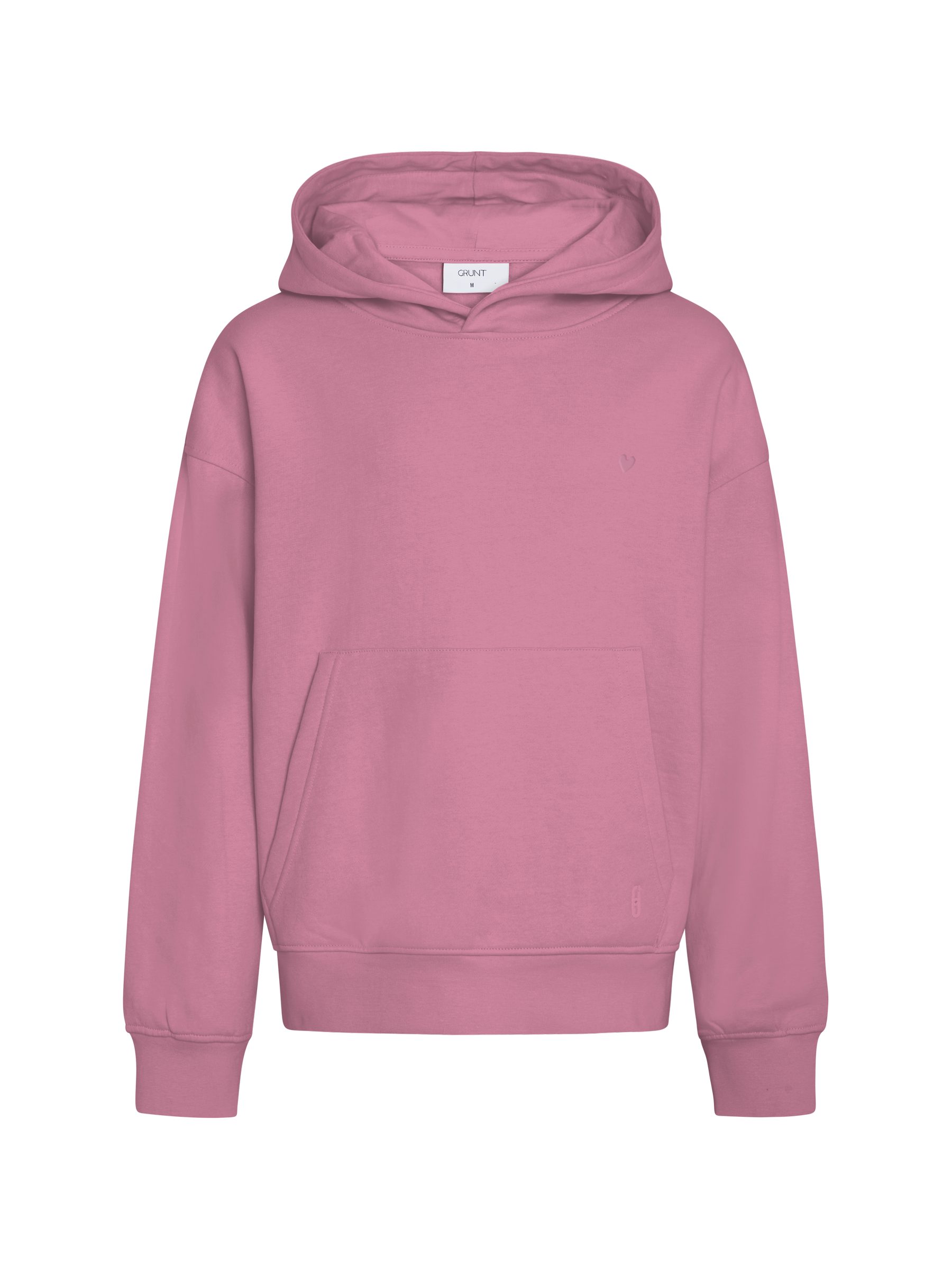 GRUNT Kapuzensweatshirt GRNoles (1-tlg) GRUNT Kapuzenpullover GRNoles in Rosé mit Print – Mädchen