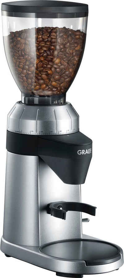 Graef Kaffeemühle CM 800, silber, 120 W, Kegelmahlwerk, 350 g Bohnenbehälter