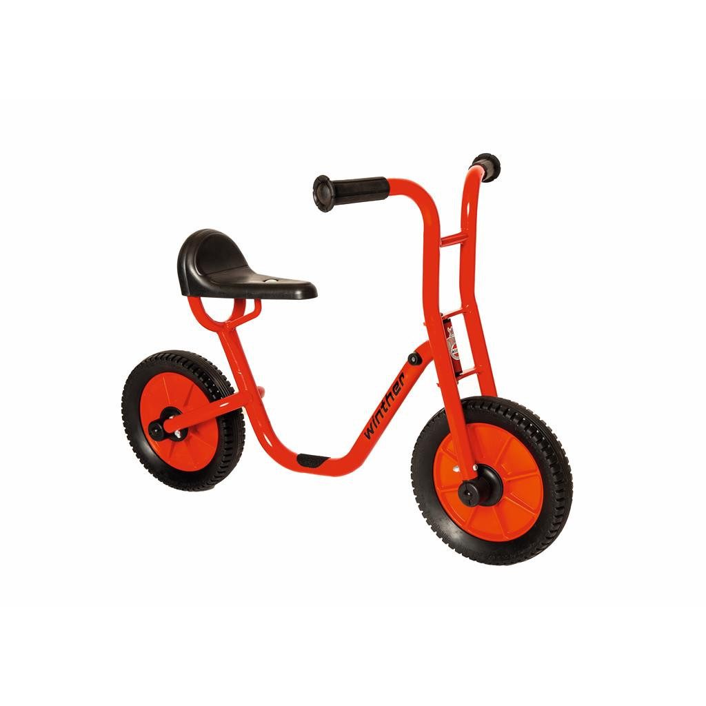 Winther Laufrad BikeRunner Large – Laufrad mit niedrigem Einstieg für Kinder 4-7 Jahre