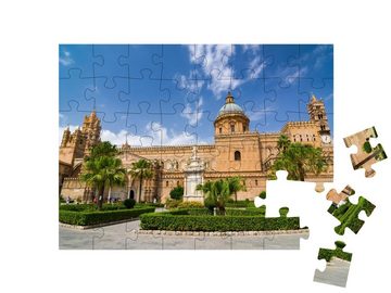 puzzleYOU Puzzle Kathedrale von Palermo, 48 Puzzleteile, puzzleYOU-Kollektionen Palermo