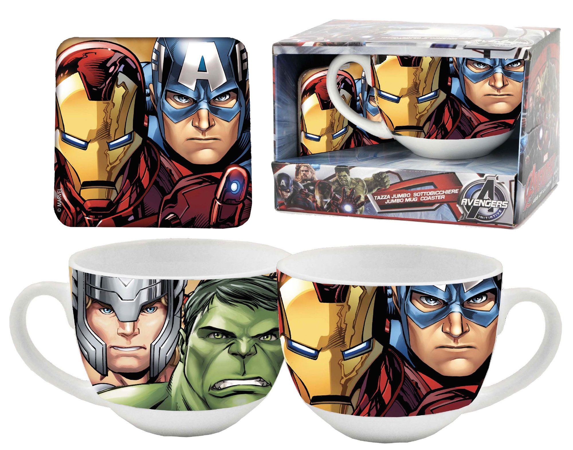 Dekoobjekt Geschenk-Set - Geschenk-Set - Avengers - Faces