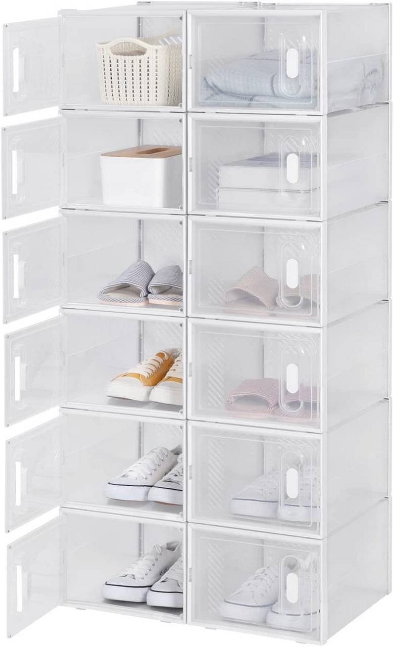 Woltu Schuhregal, 12-tlg., mit Magnetverschluss DIY günstig online kaufen