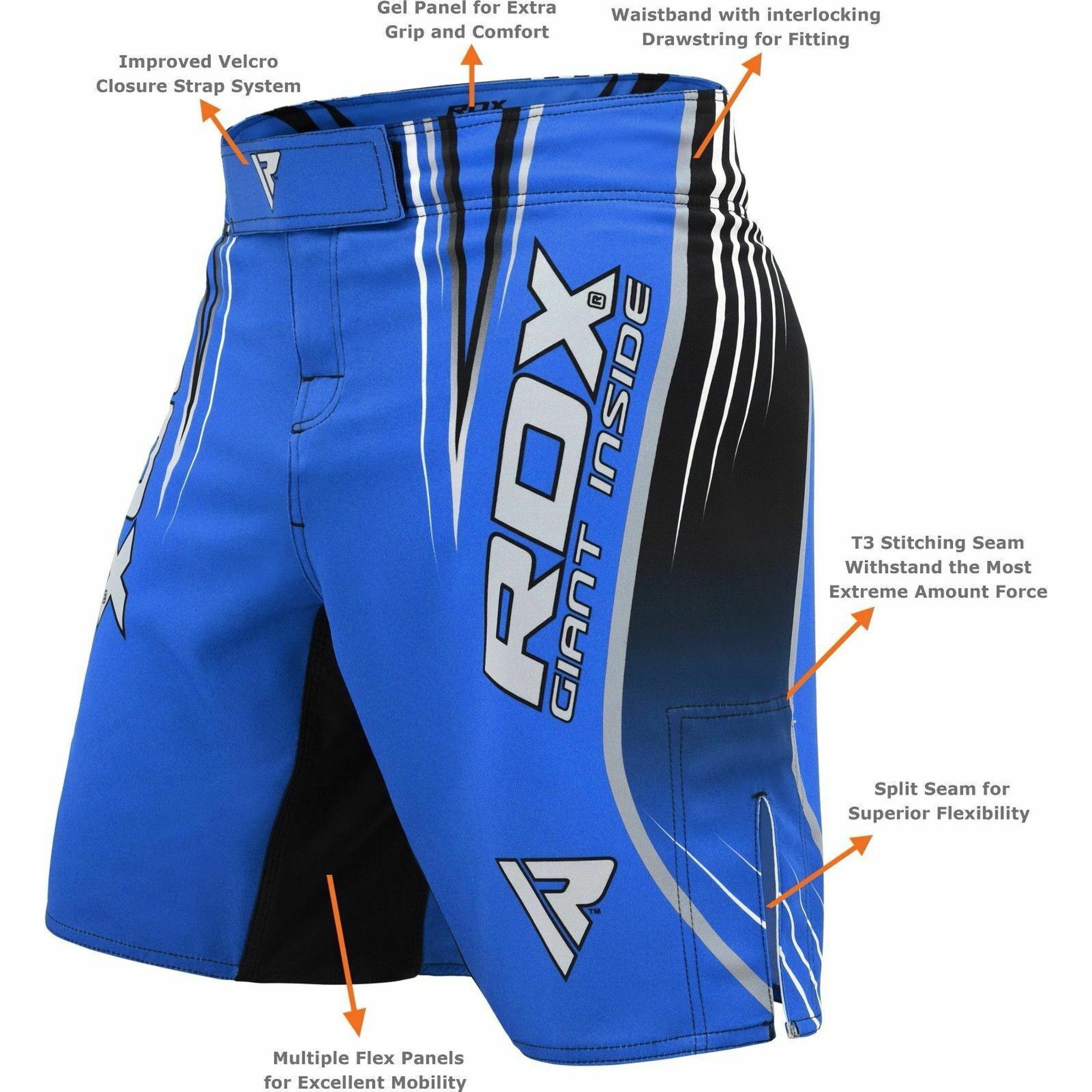 RDX Sports Laufshorts RDX MMA Shorts Muay Herren Short Thai Grappling Kickb günstig online kaufen