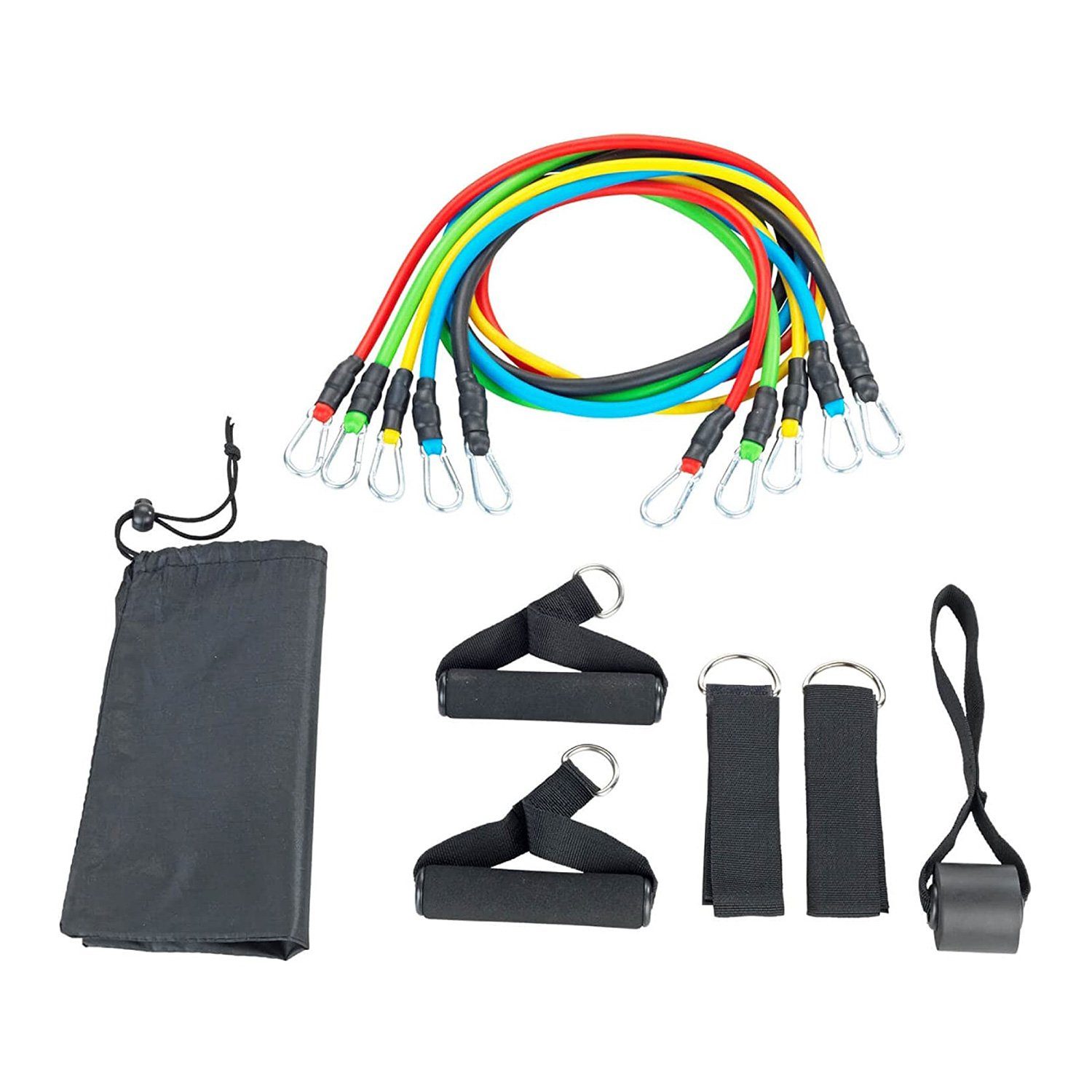 Selva Technik Küchenorganizer-Set Fitness-Bänder-Set, 11-teilig - effektives Ganzkörper-Training speziell für Senior*innen