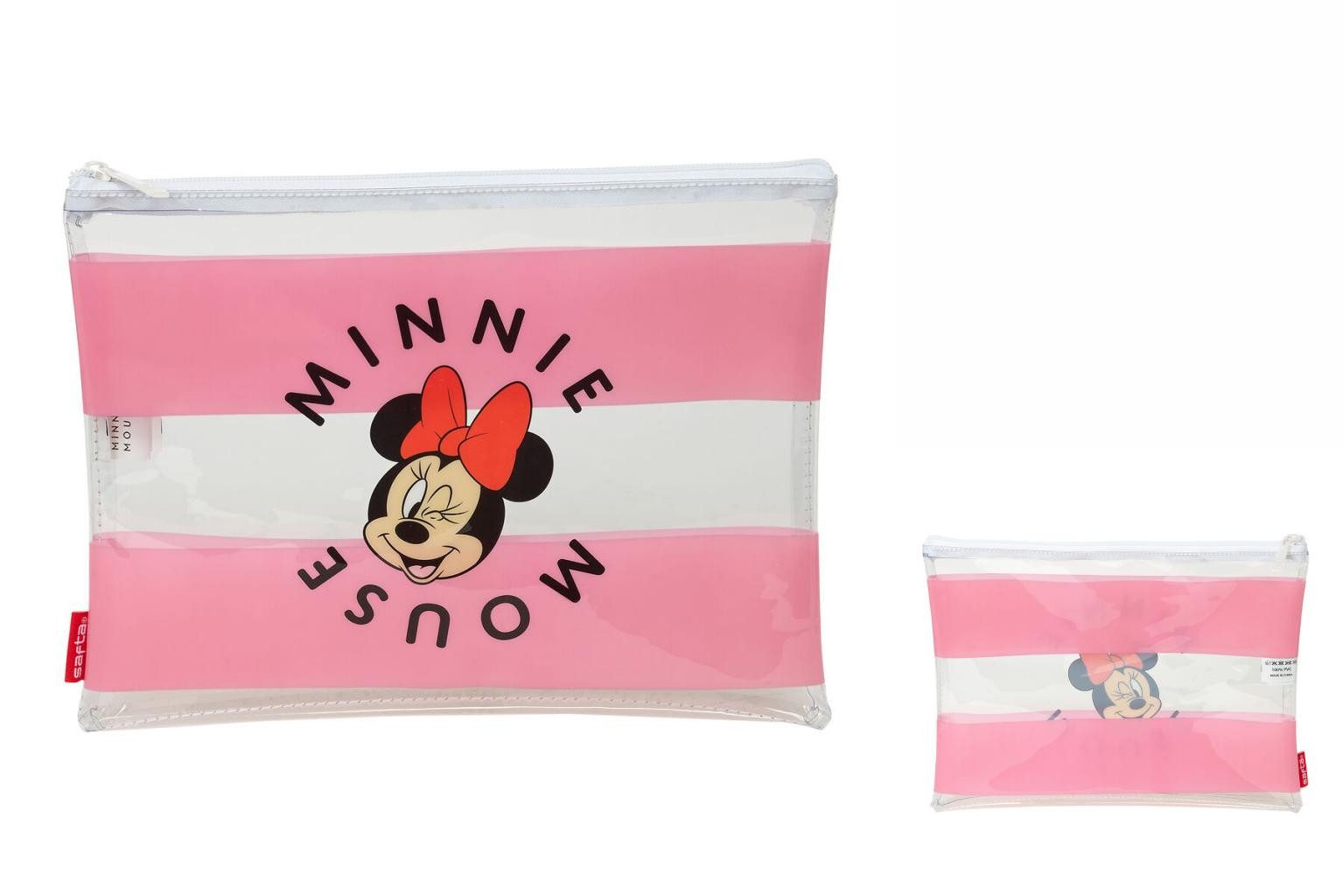 Disney Minnie Mouse Сумки для туалетных принадлежностей Wasserfeste Tasche Minnie Mouse Beach Rosa Durchsichtig